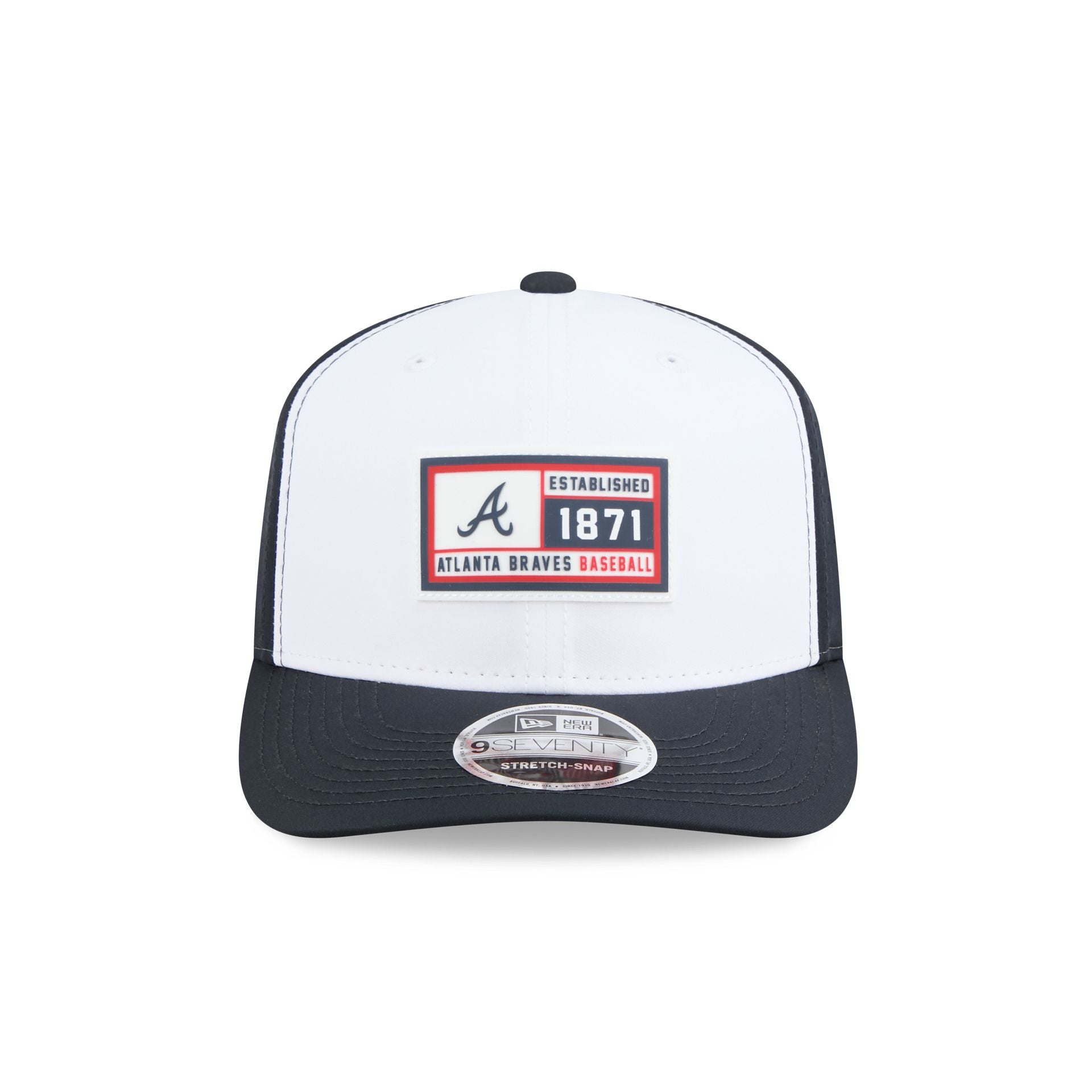 Alternative view of Atlanta Braves Est. Patch 9Seventy Stretch-Snap Hat