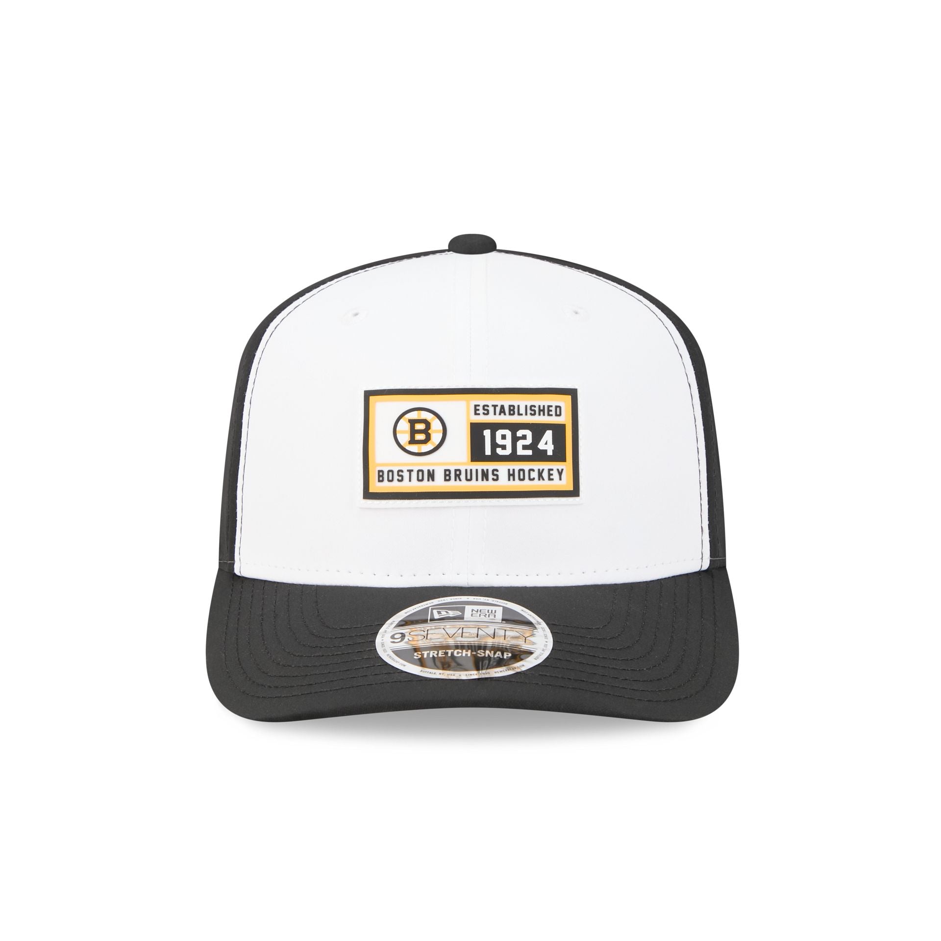 Alternative view of Boston Bruins Est. Patch 9Seventy Stretch-Snap Hat