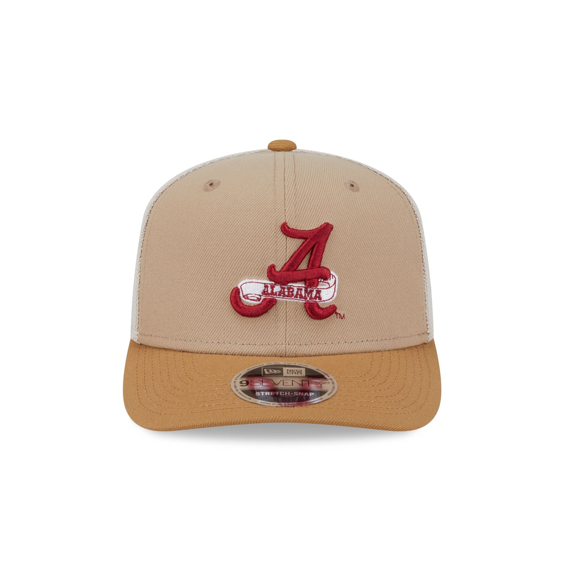 Alternative view of Alabama Crimson Tide College Vault Stone 9Seventy Trucker Hat