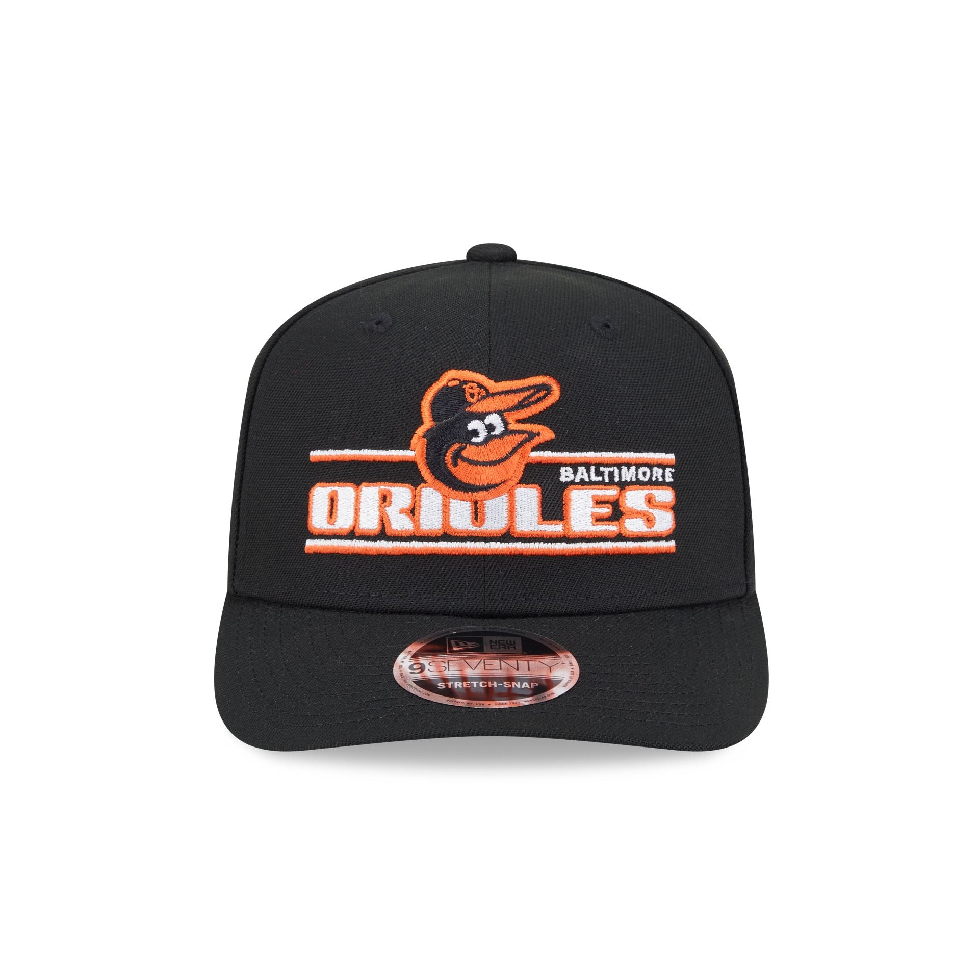 Alternative view of Baltimore Orioles Stated 9Seventy Stretch-Snap Hat