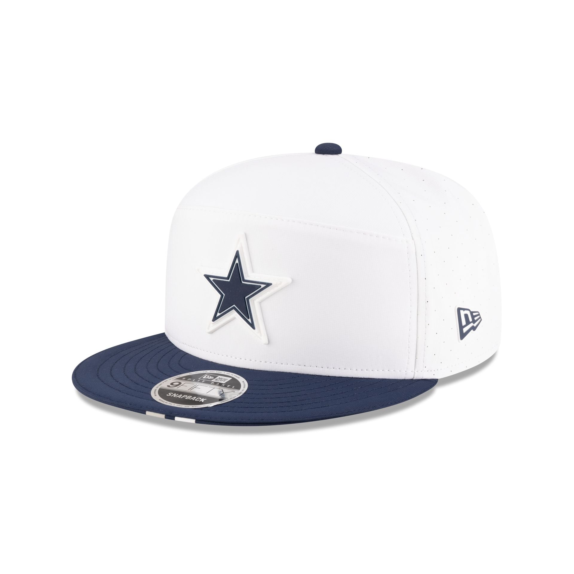 Dallas Cowboys 2025 Training Split Panel 9Fifty Snapback Hat