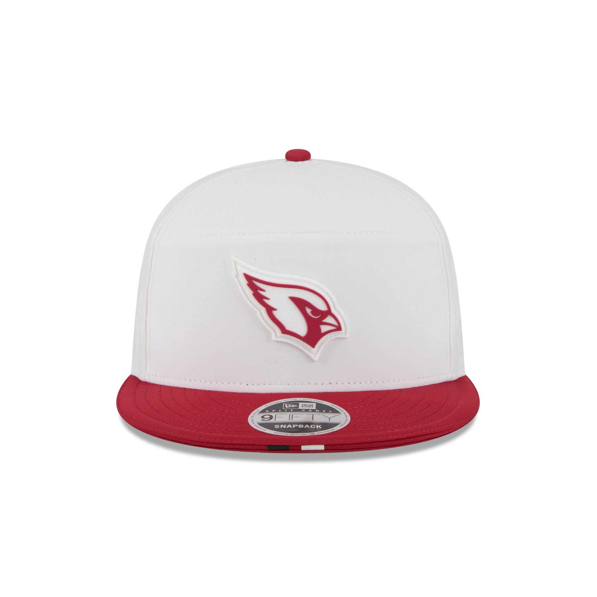 Alternative view of Arizona Cardinals 2025 Training Split Panel 9Fifty Snapback Hat