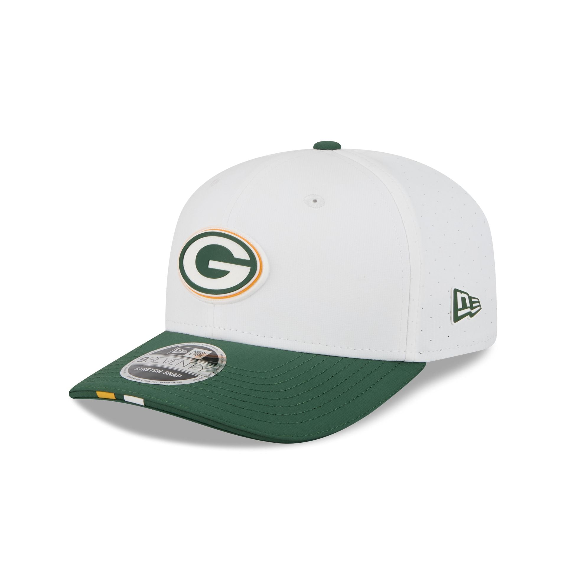 Green Bay Packers 2025 Training 9Seventy Stretch-Snap Hat