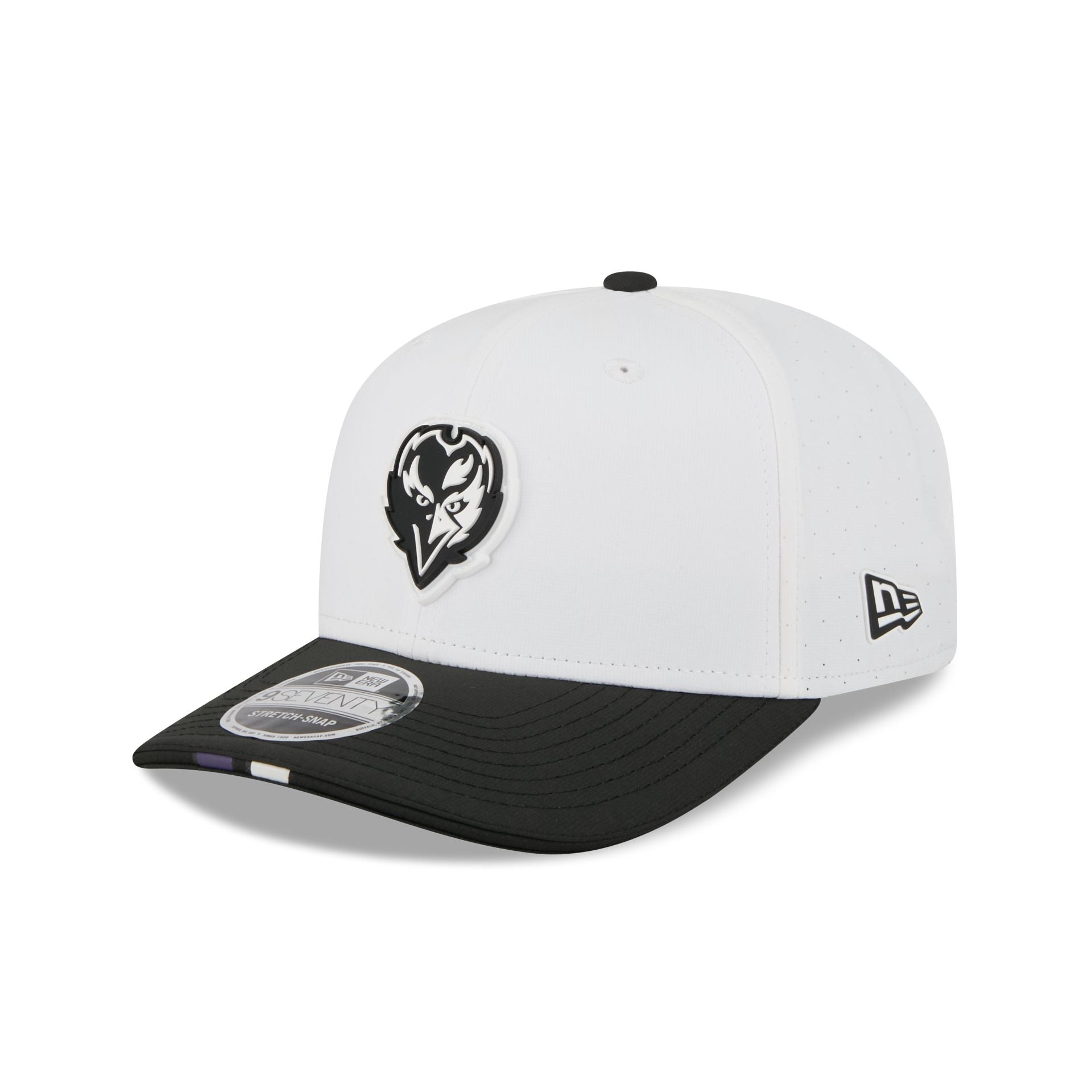 Baltimore Ravens 2025 Training 9Seventy Stretch-Snap Hat
