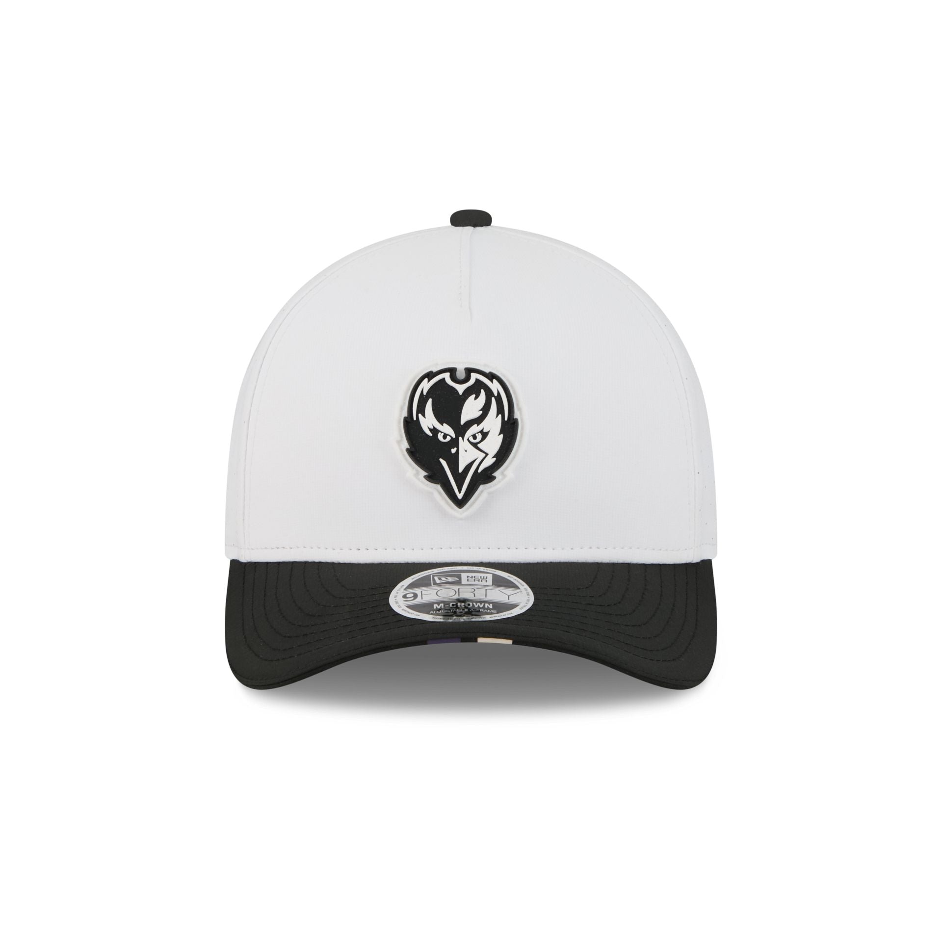 Alternative view of Baltimore Ravens 2025 Training 9Forty M-Crown A-Frame Snapback Hat