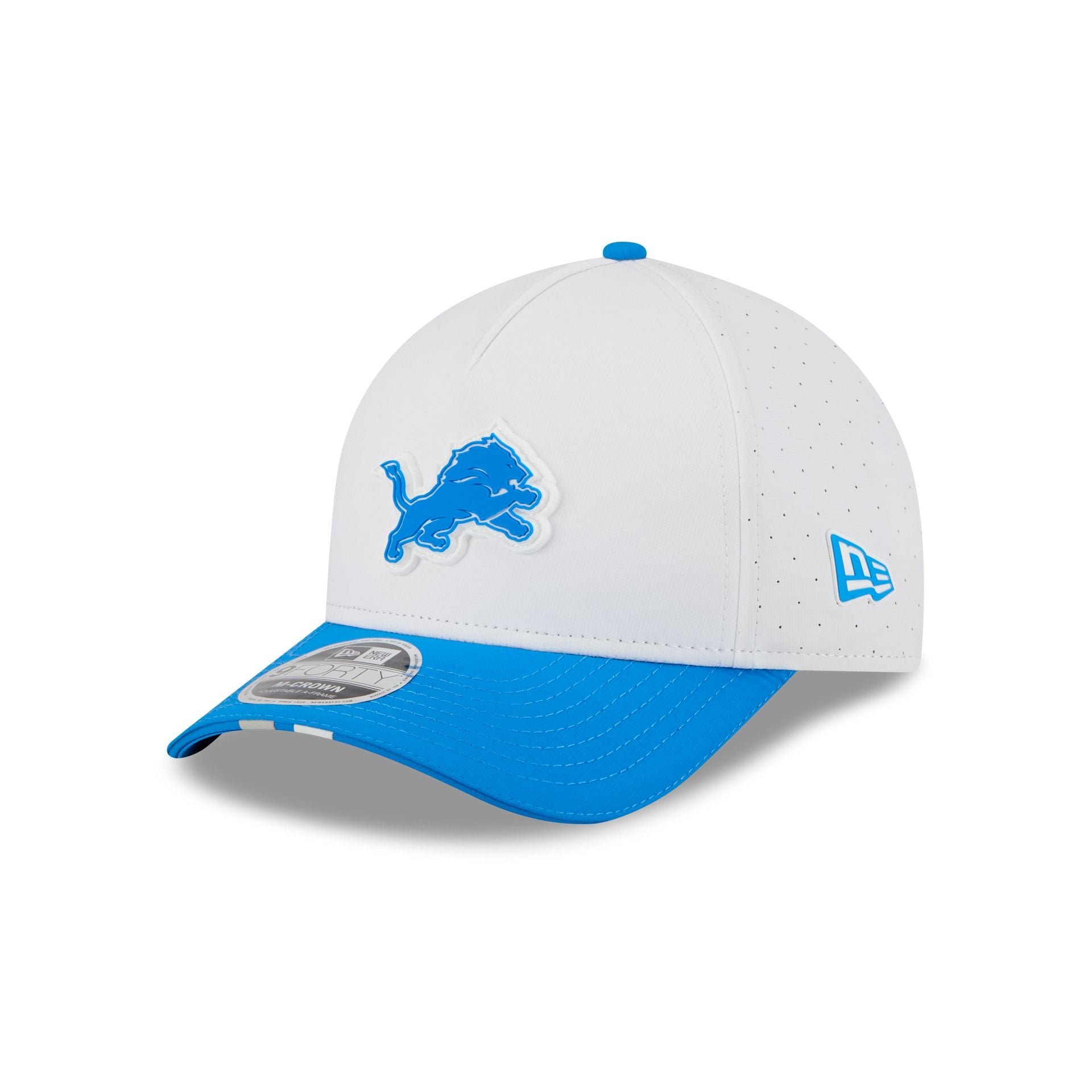 Detroit Lions 2025 Training 9Forty M-Crown A-Frame Snapback Hat