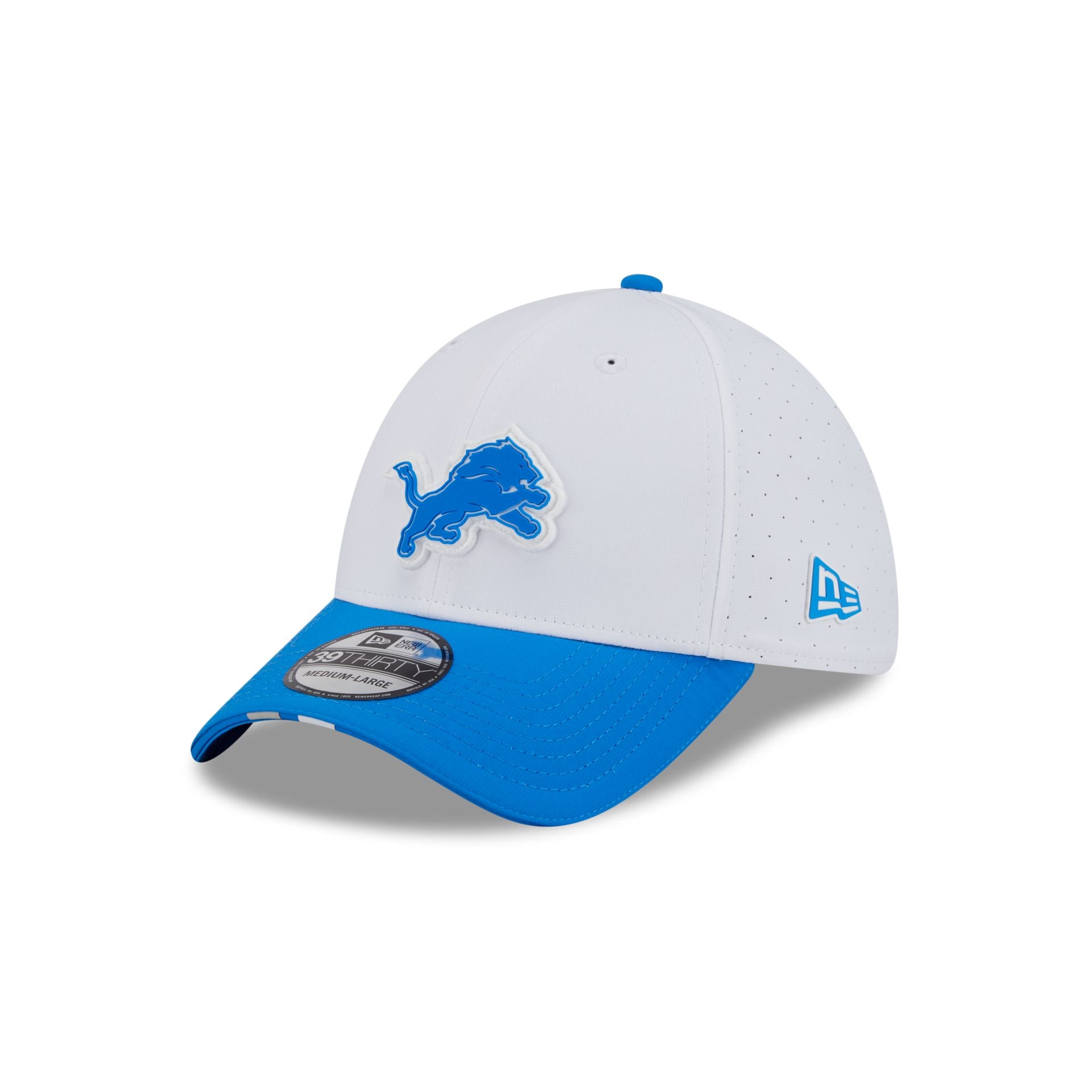 Detroit Lions 2025 Training 39Thirty Stretch Fit Hat