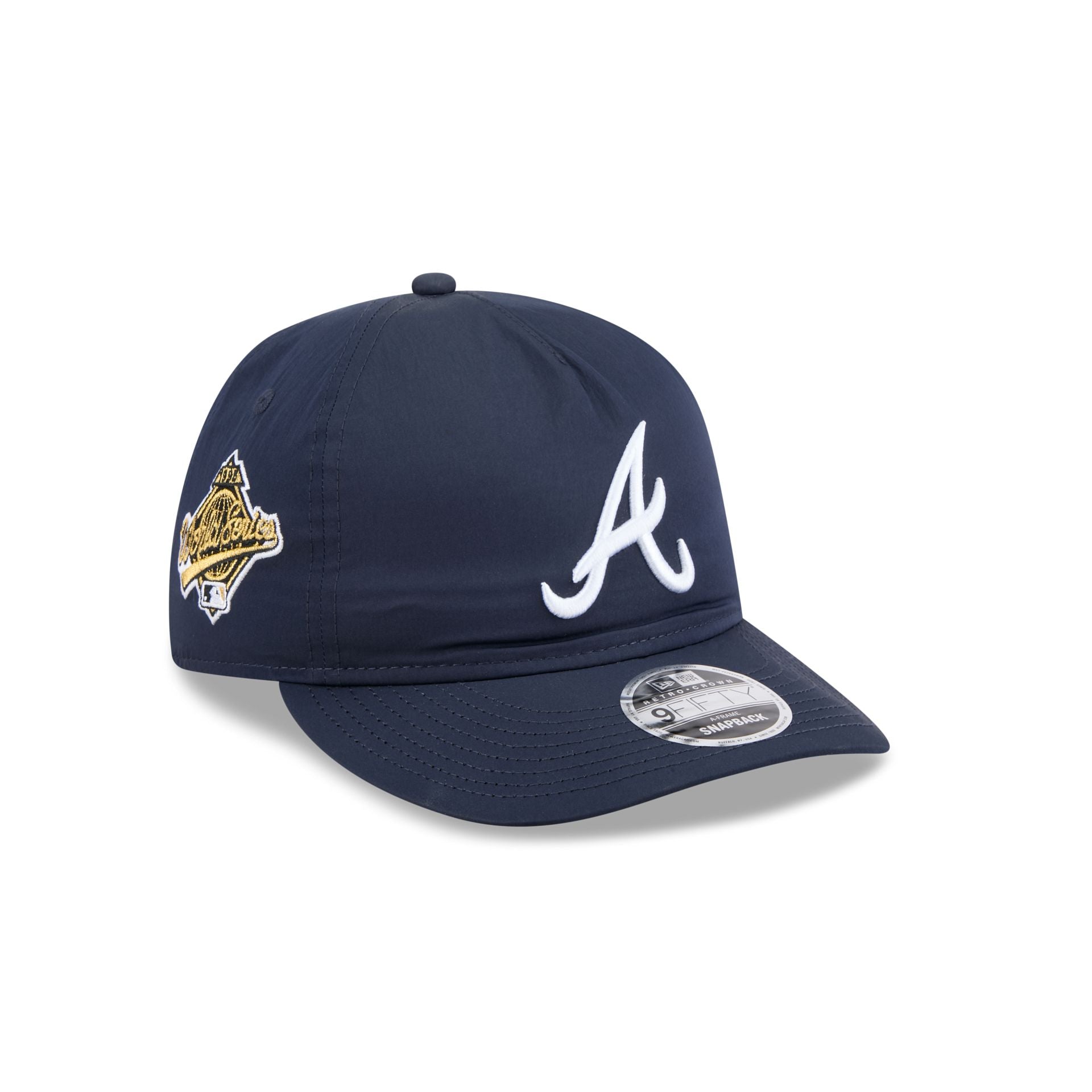 Atlanta Braves Nylon Retro Crown 9Fifty A-Frame Snapback Hat