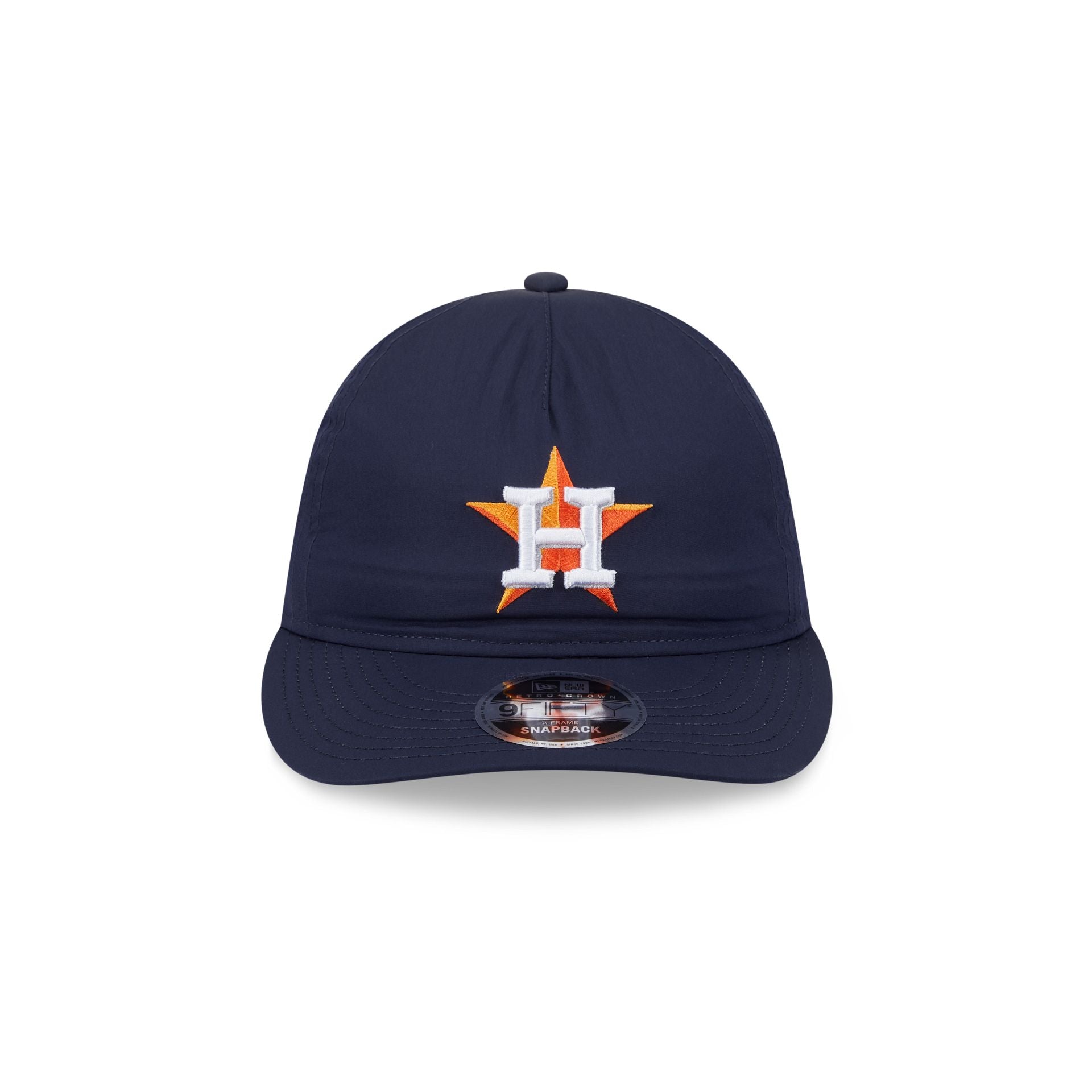 Alternative view of Houston Astros Nylon Retro Crown 9Fifty A-Frame Snapback Hat