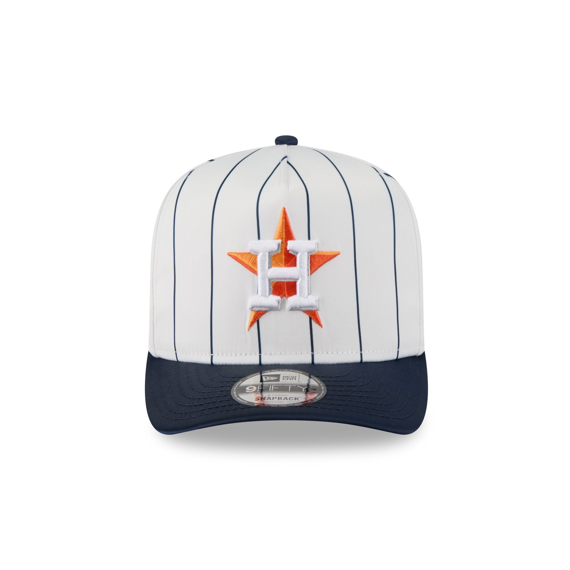 Alternative view of Houston Astros Satin Pinstripe 9Fifty A-Frame Snapback Hat