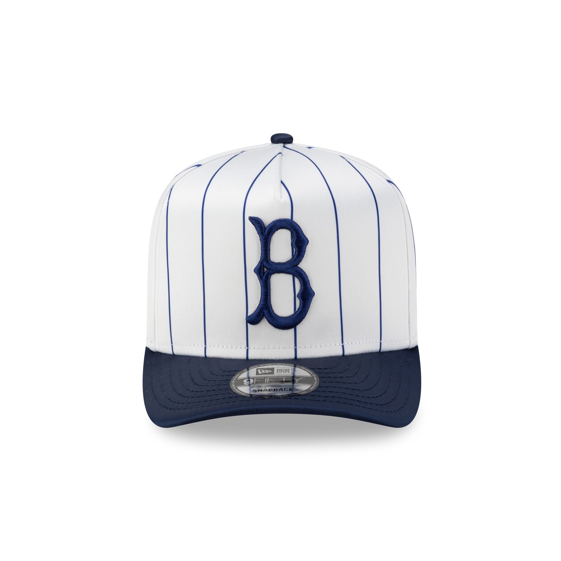 Alternative view of Brooklyn Dodgers Satin Pinstripe 9Fifty A-Frame Snapback Hat