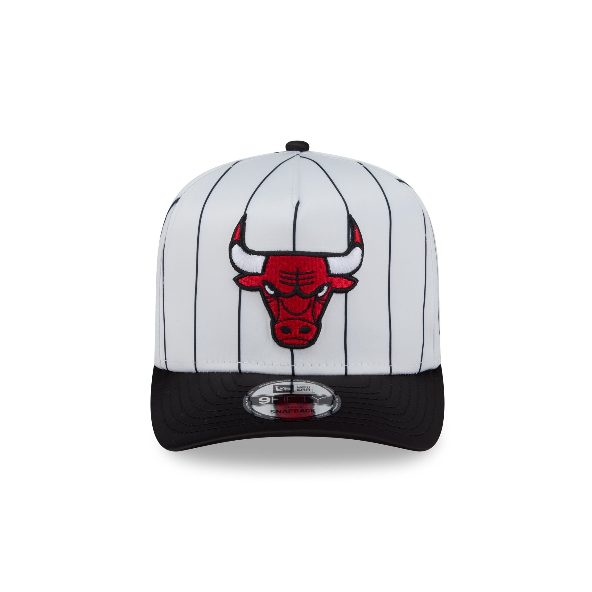 Alternative view of Chicago Bulls Satin Pinstripe 9Fifty A-Frame Snapback Hat