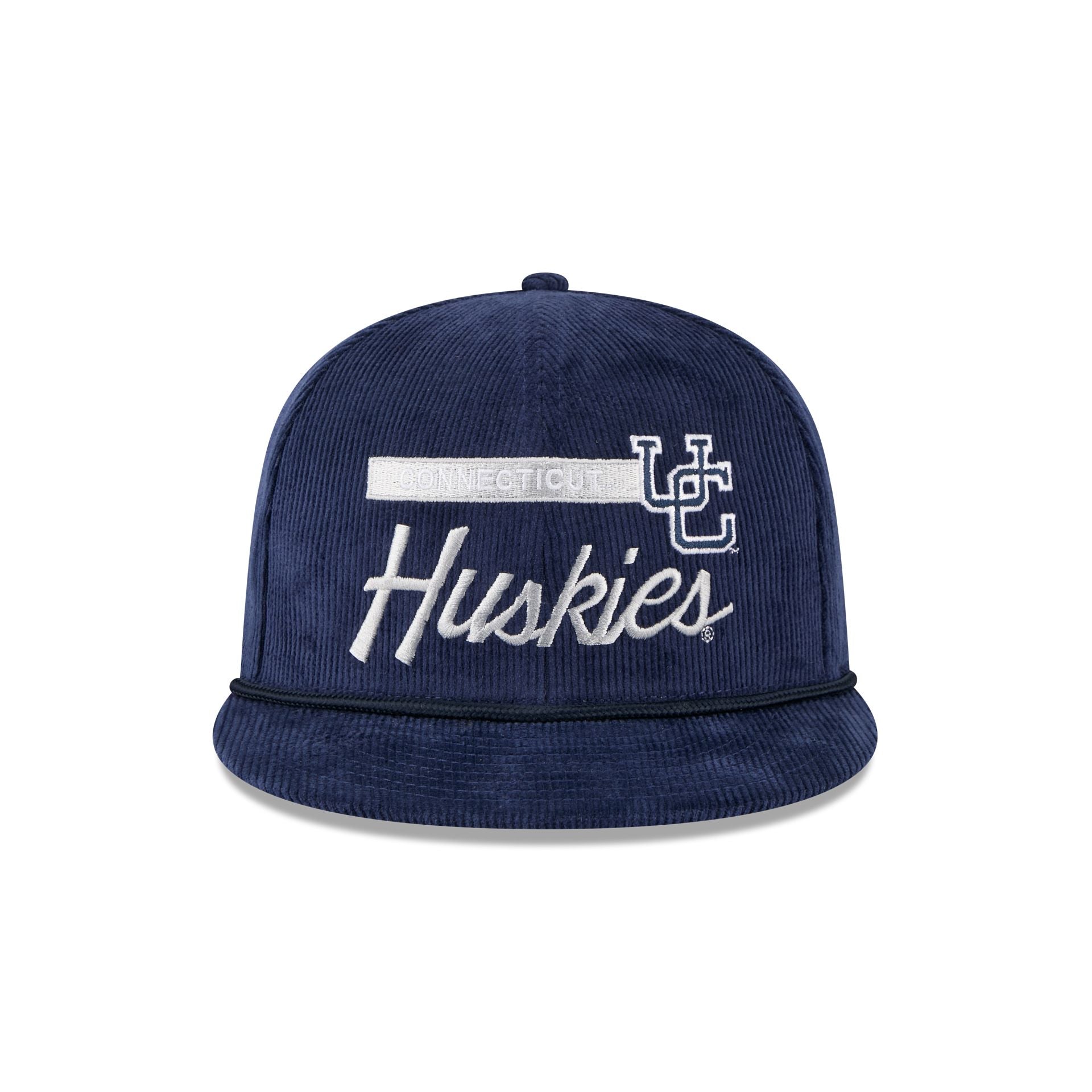Alternative view of Connecticut Huskies College Vault Corduroy Rope 9Fifty Snapback Hat