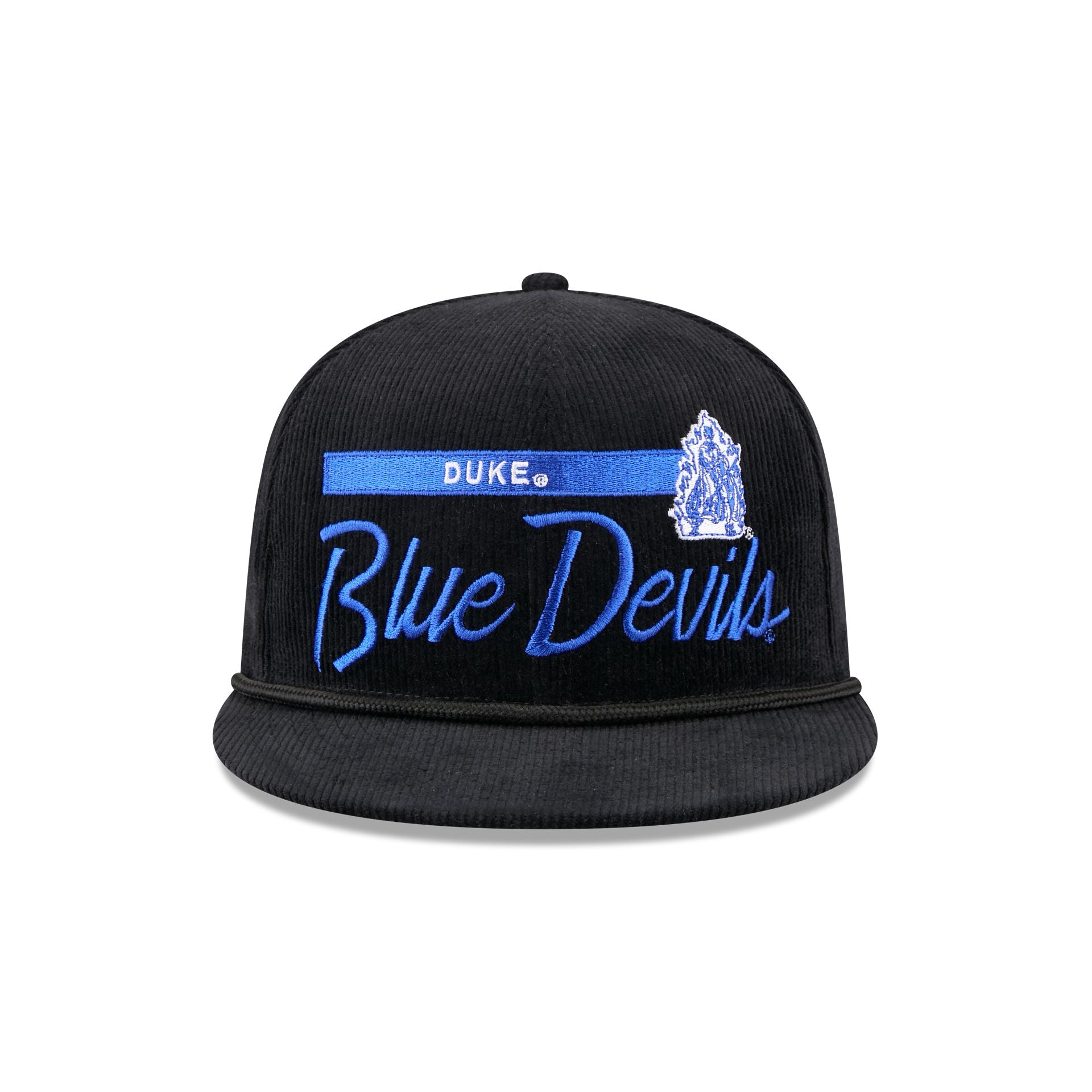 Alternative view of Duke Blue Devils College Vault Corduroy Rope 9Fifty Snapback Hat