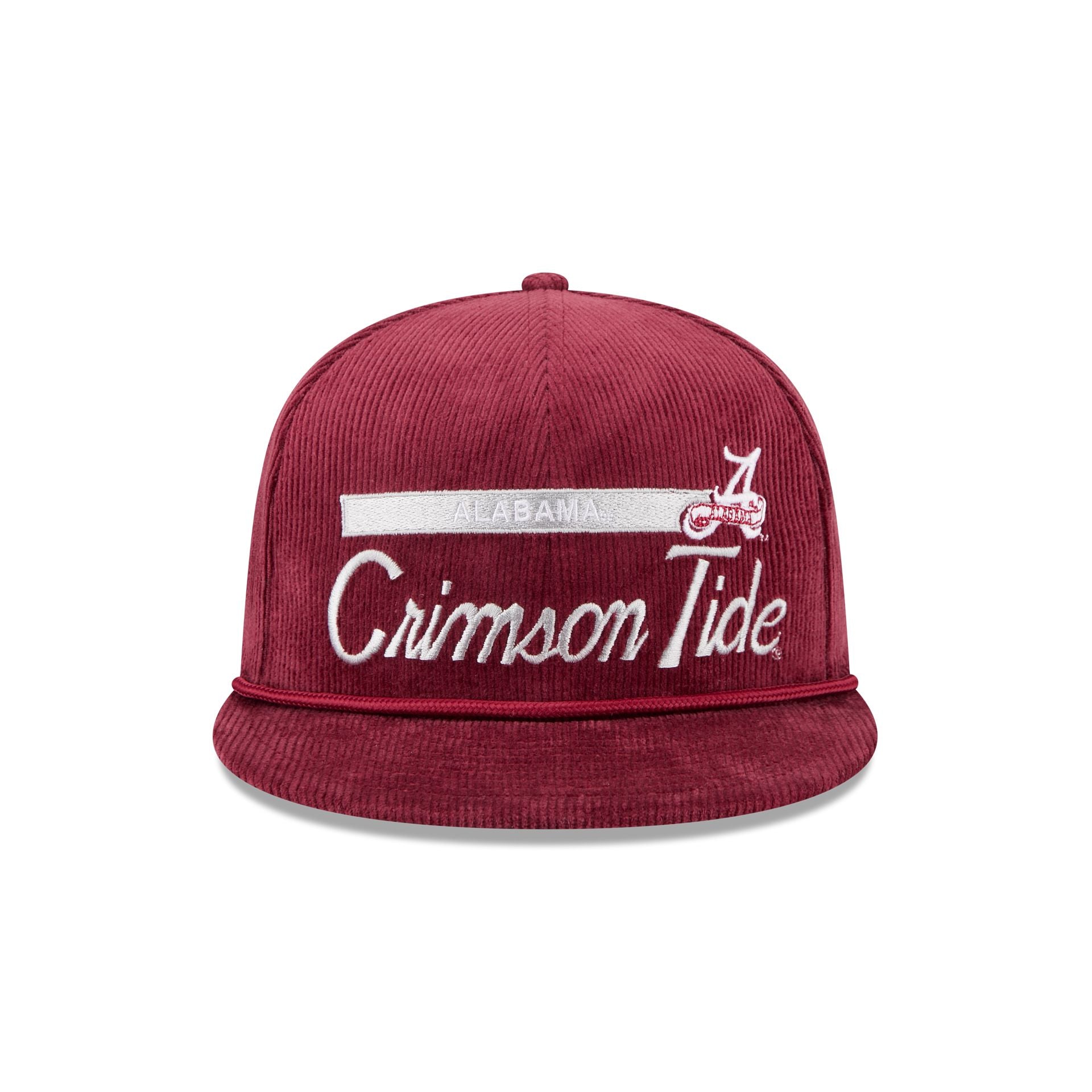 Alternative view of Alabama Crimson Tide College Vault Corduroy Rope 9Fifty Snapback Hat
