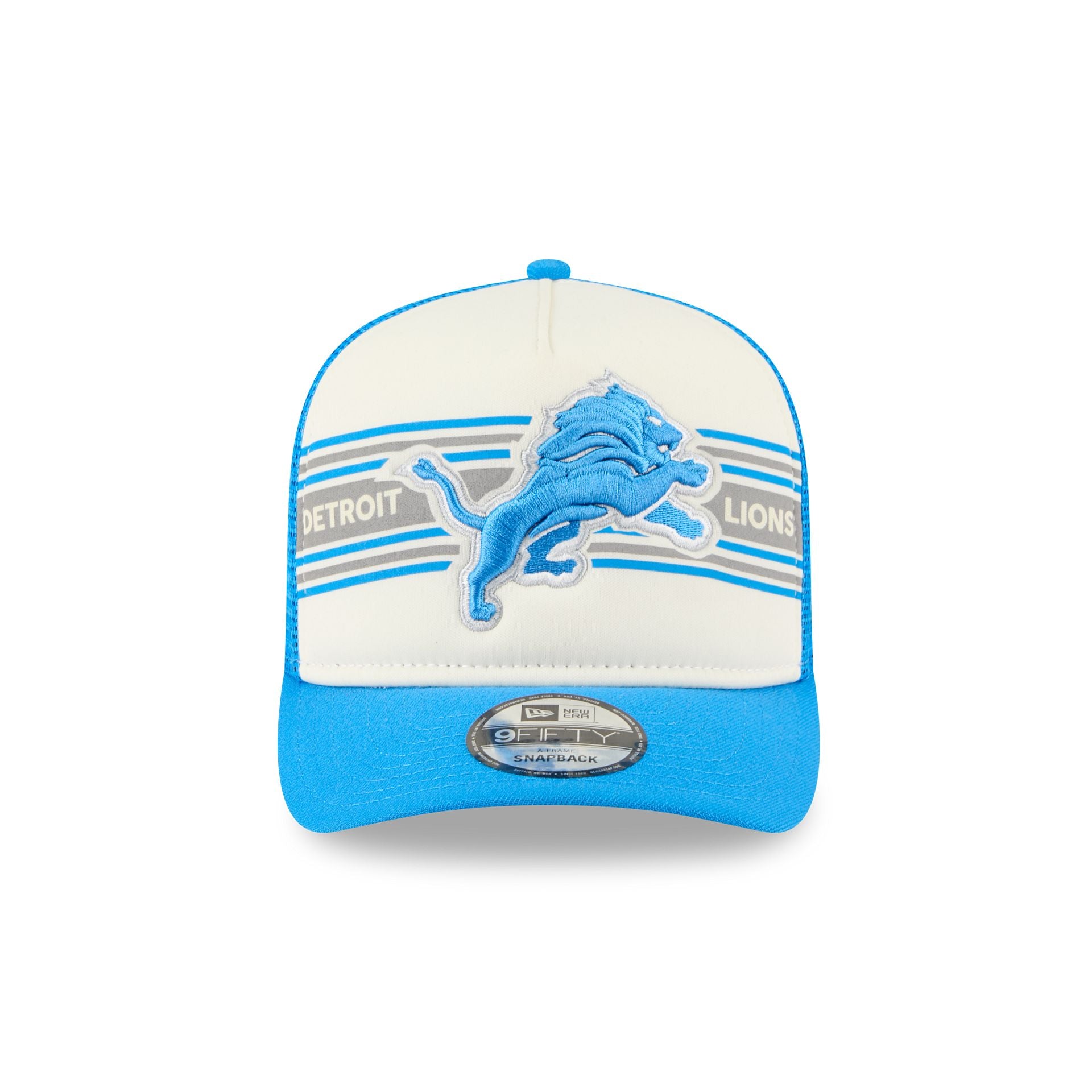 Alternative view of Detroit Lions Banner 9Fifty A-Frame Trucker Hat