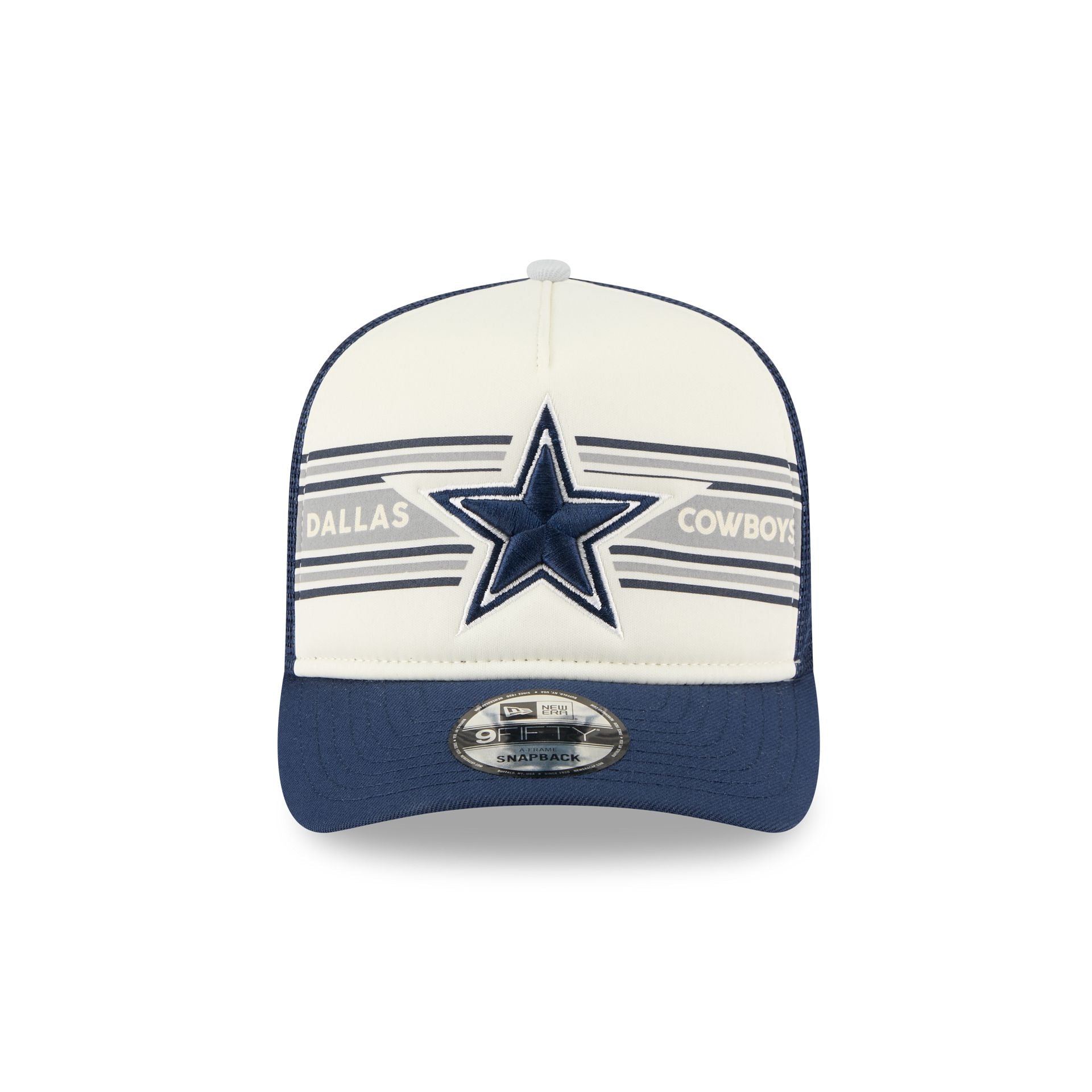 Alternative view of Dallas Cowboys Banner 9Fifty A-Frame Trucker Hat