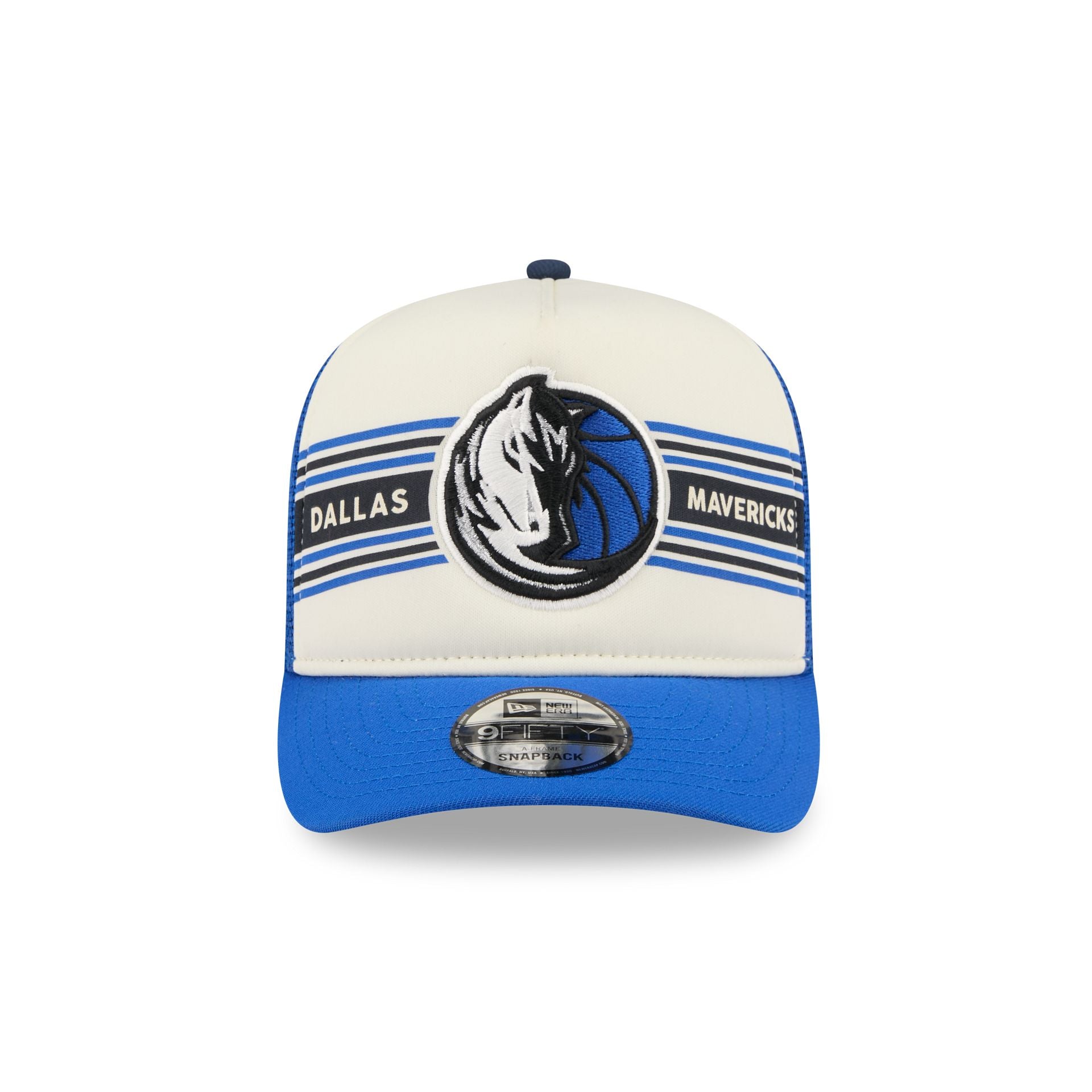 Alternative view of Dallas Mavericks Banner 9Fifty A-Frame Trucker Hat