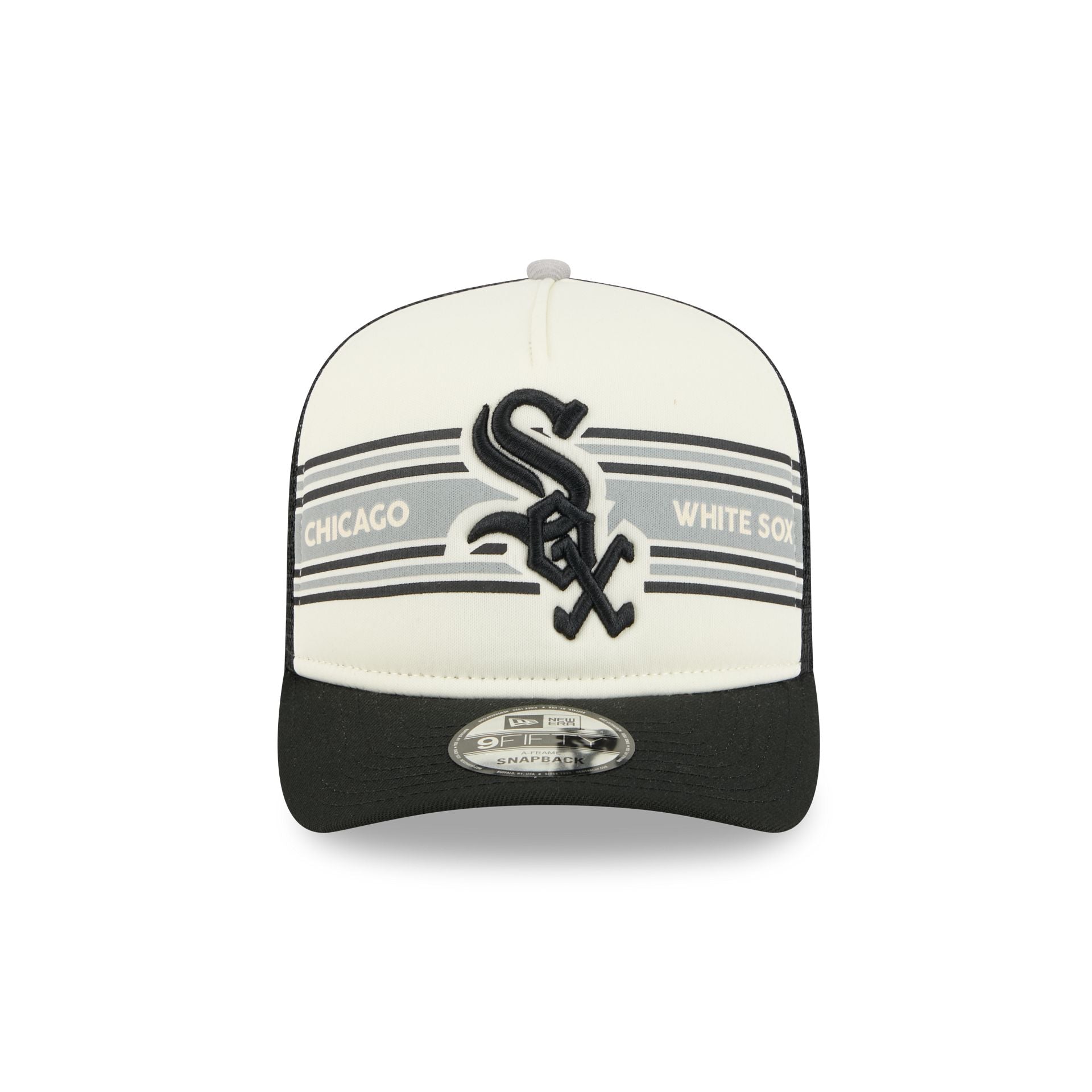 Alternative view of Chicago White Sox Banner 9Fifty A-Frame Trucker Hat