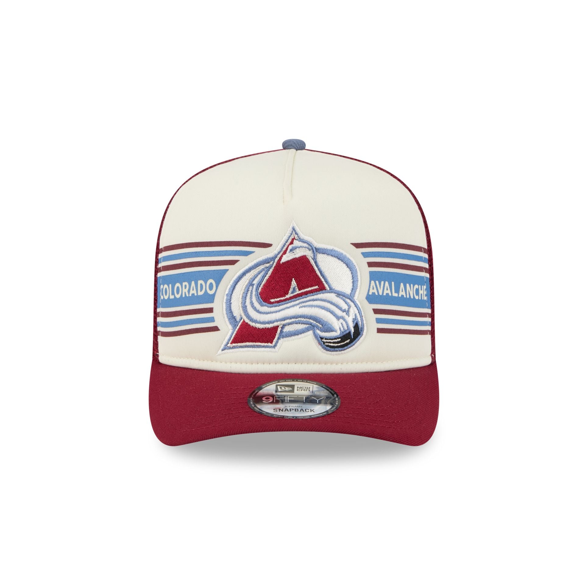 Alternative view of Colorado Avalanche Banner 9Fifty A-Frame Trucker Hat