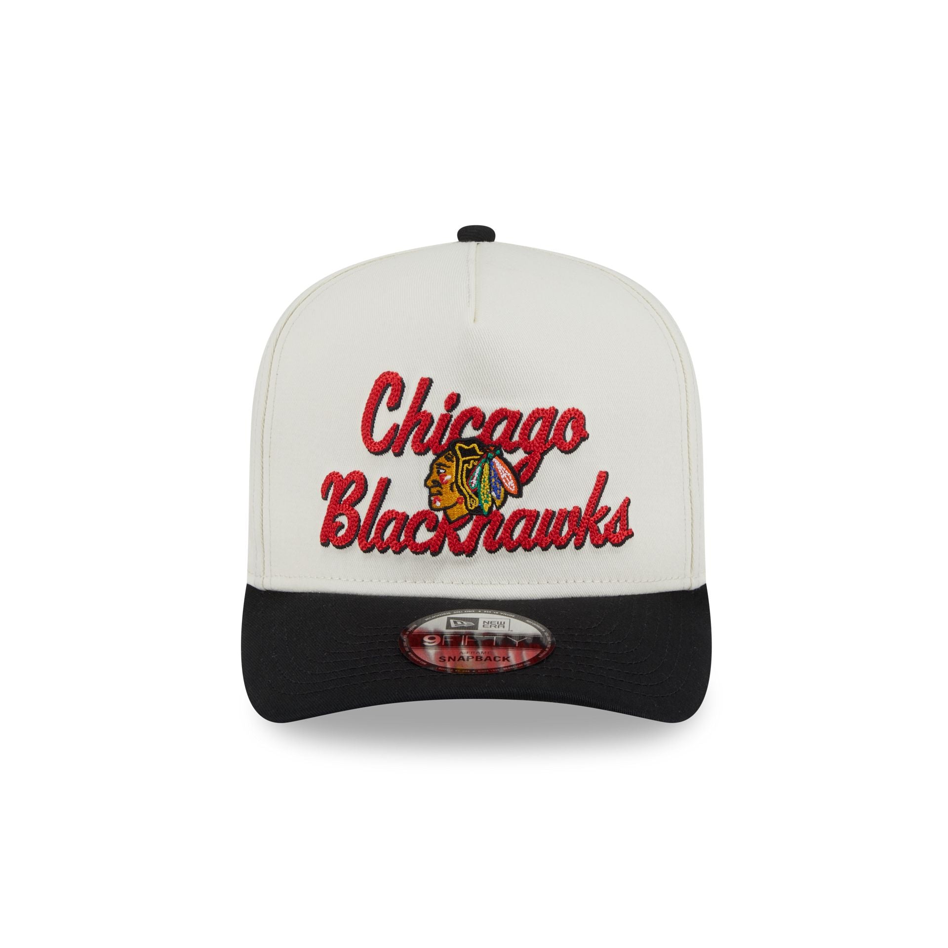 Alternative view of Chicago Blackhawks Chainstitch 9Fifty A-Frame Snapback Hat