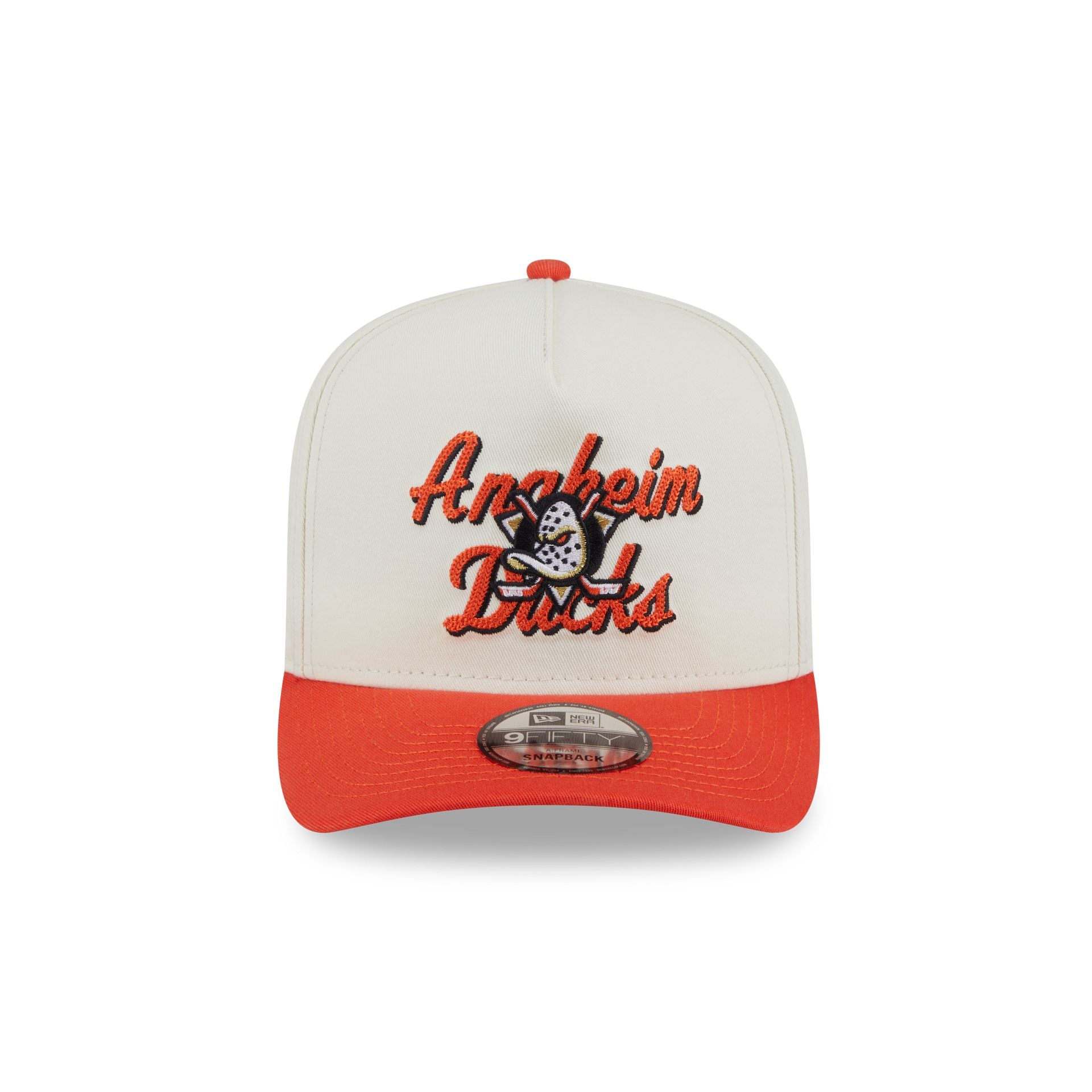 Alternative view of Anaheim Ducks Chainstitch 9Fifty A-Frame Snapback Hat