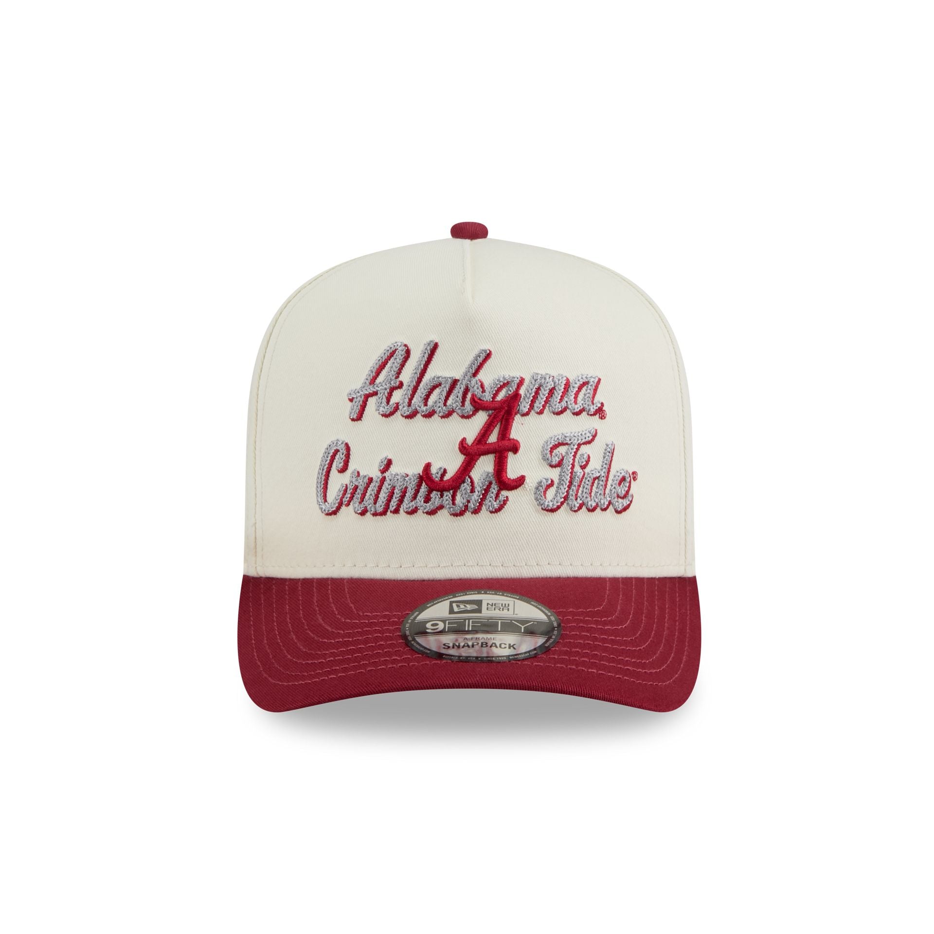 Alternative view of Alabama Crimson Tide Chainstitch 9Fifty A-Frame Snapback Hat