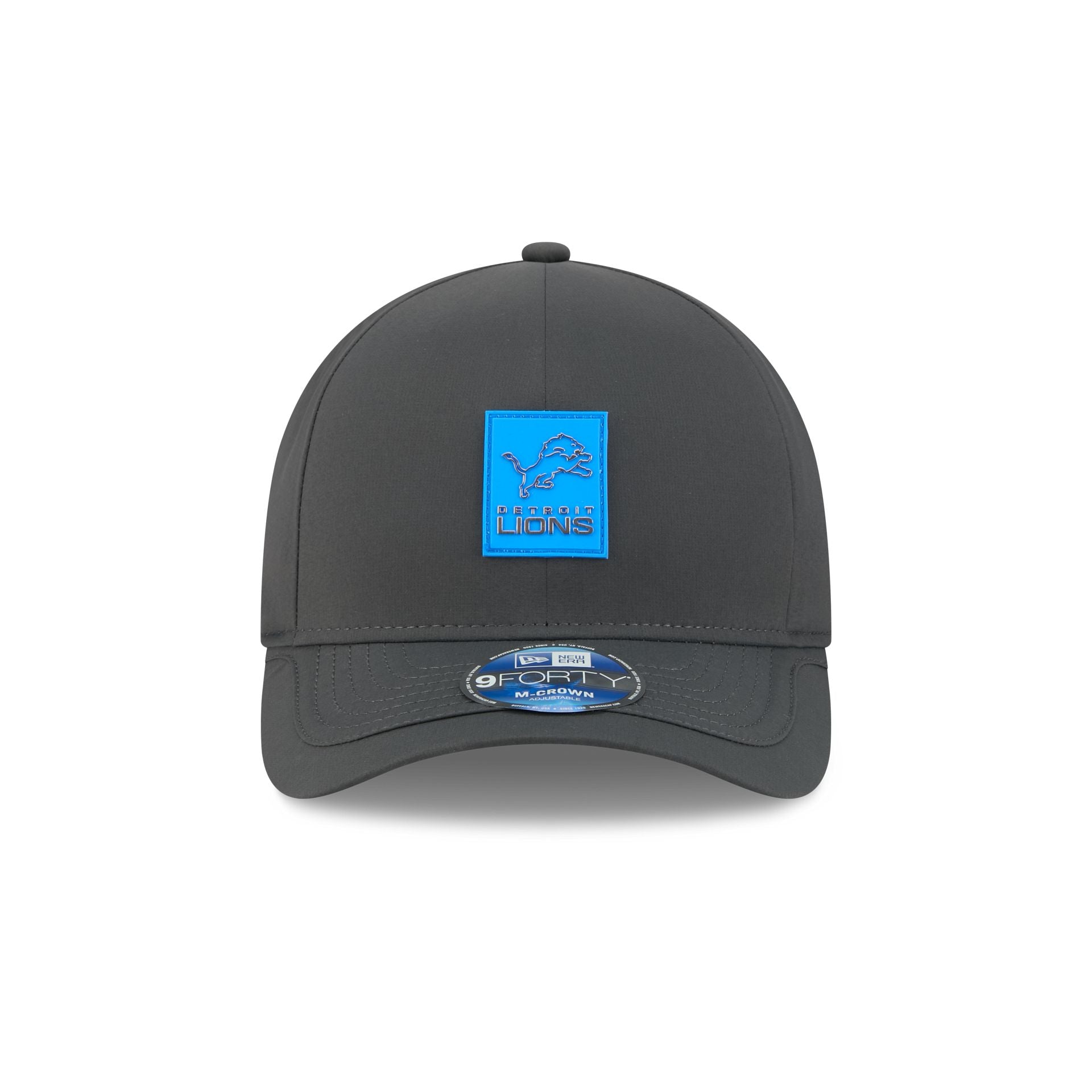 Alternative view of Detroit Lions 2025 Sideline Cold Weather Steel Clouds 9Forty M-Crown Snapback Hat