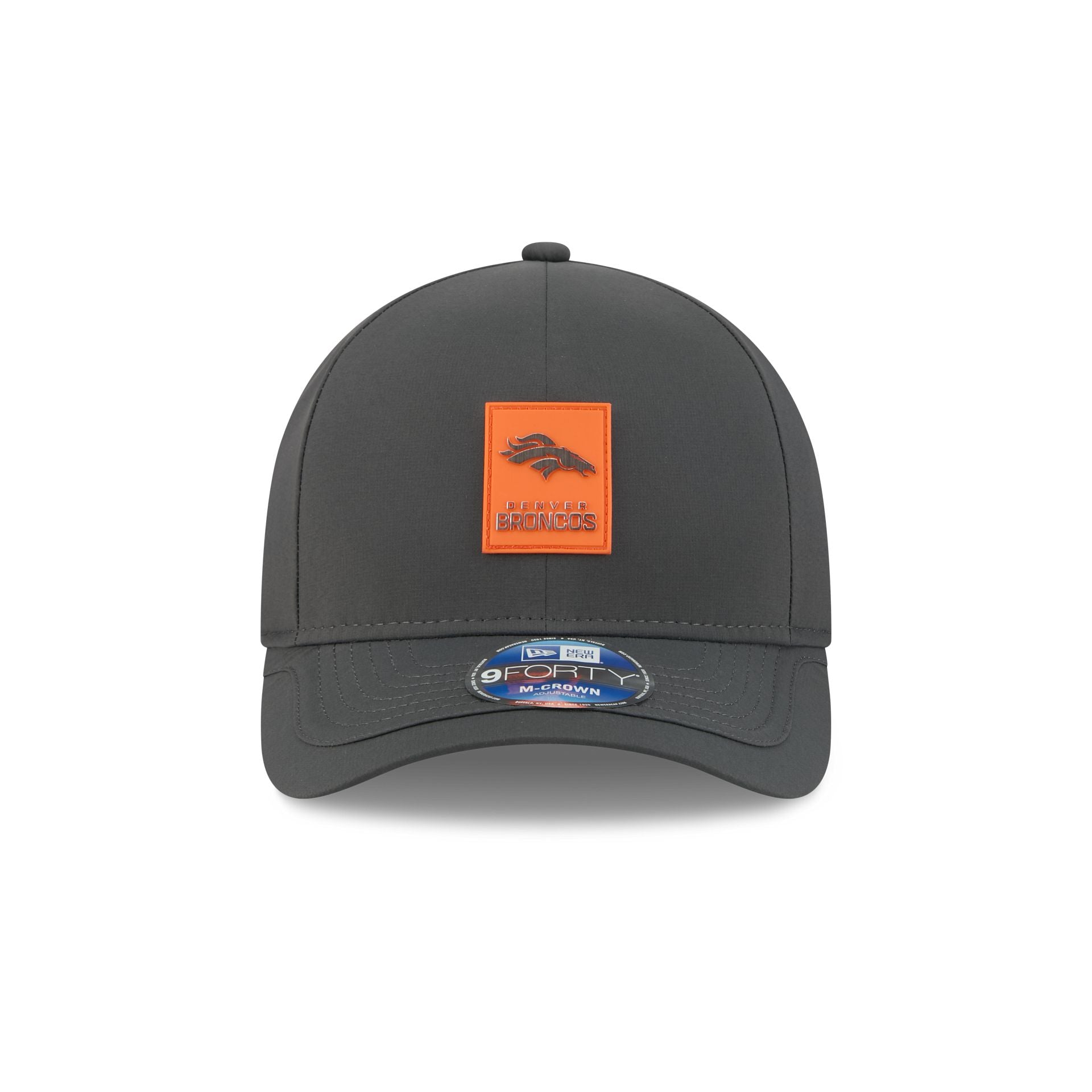 Alternative view of Denver Broncos 2025 Sideline Cold Weather Steel Clouds 9Forty M-Crown Snapback Hat