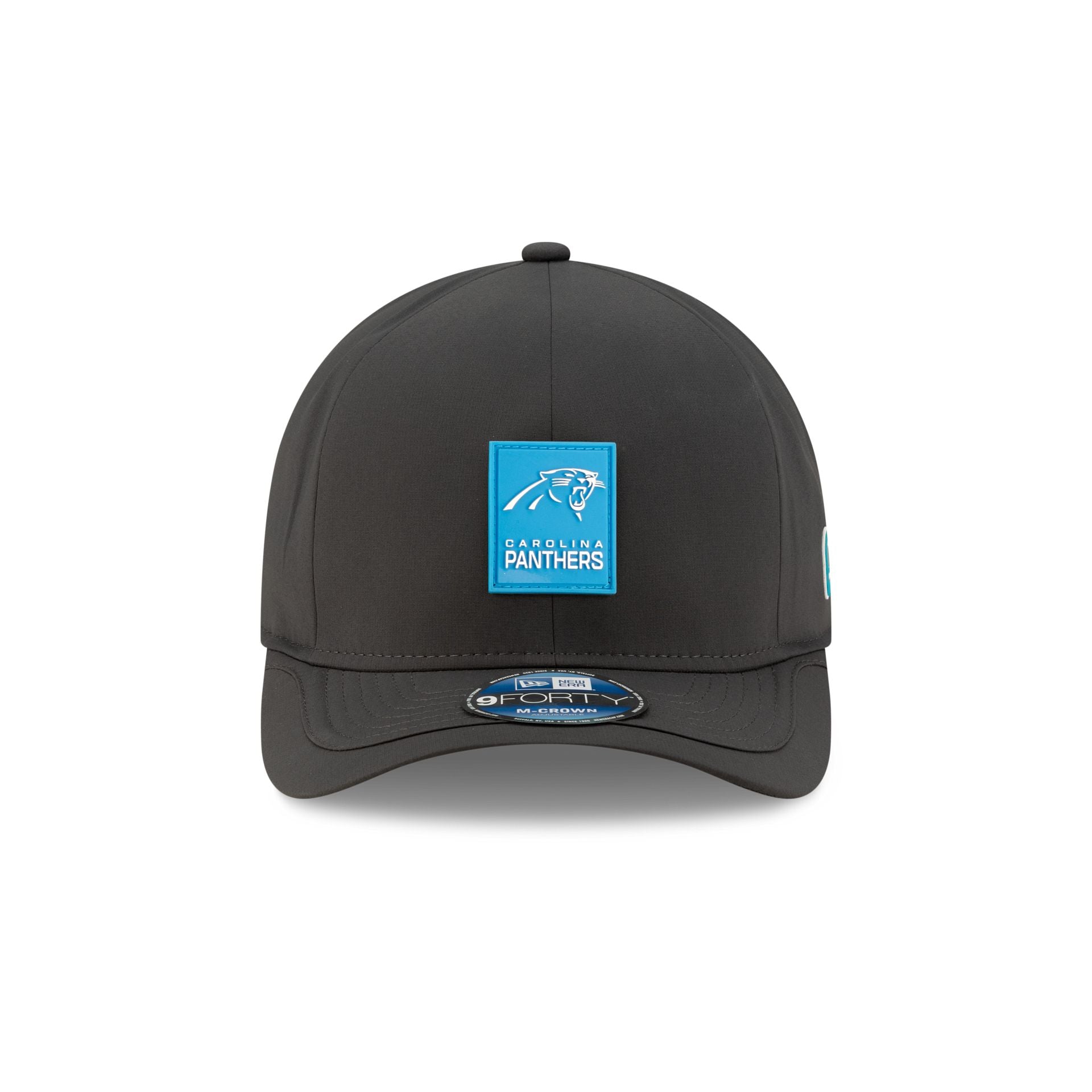 Alternative view of Carolina Panthers 2025 Sideline Cold Weather Steel Clouds 9Forty M-Crown Snapback Hat