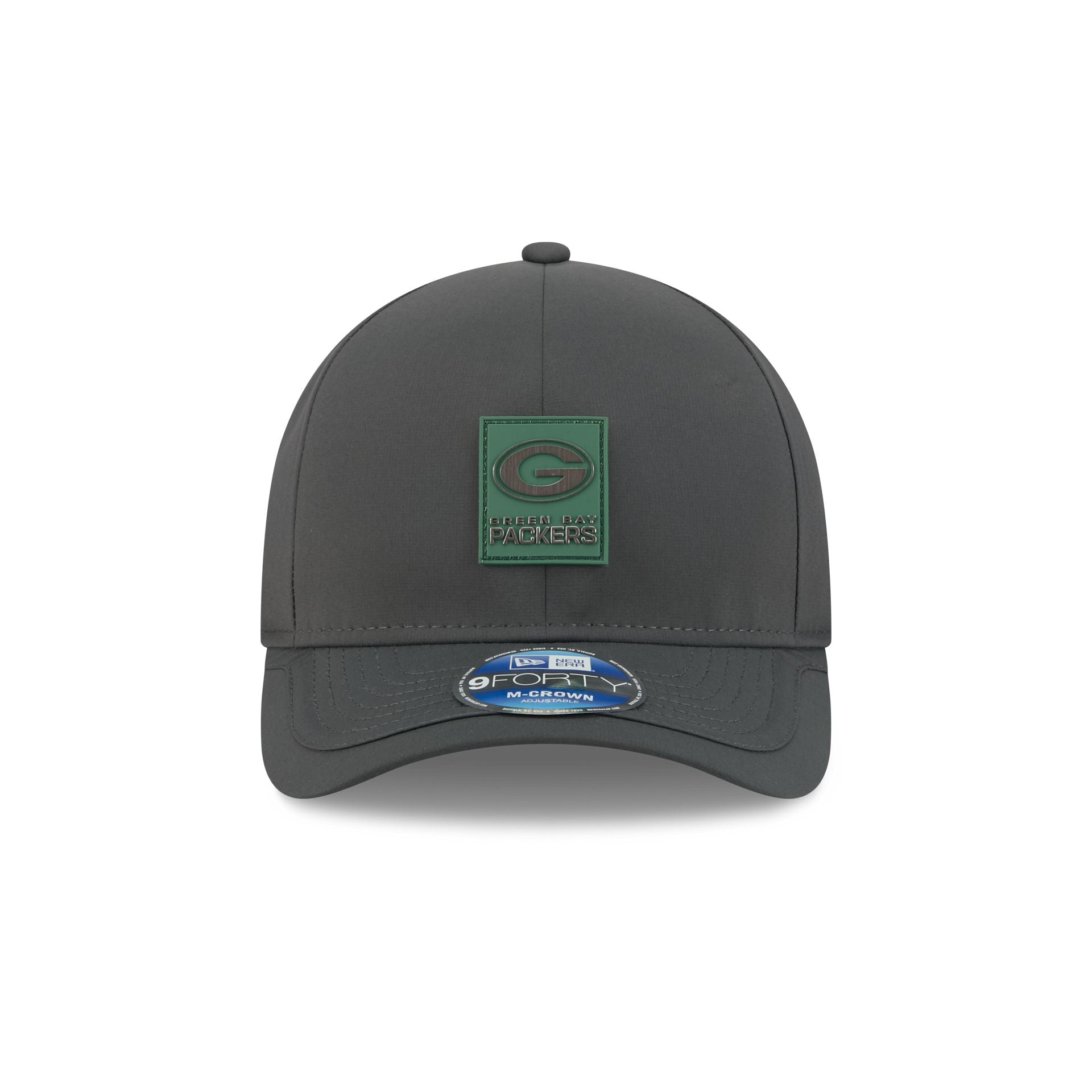 Alternative view of Green Bay Packers 2025 Sideline Cold Weather Steel Clouds 9Forty M-Crown Snapback Hat