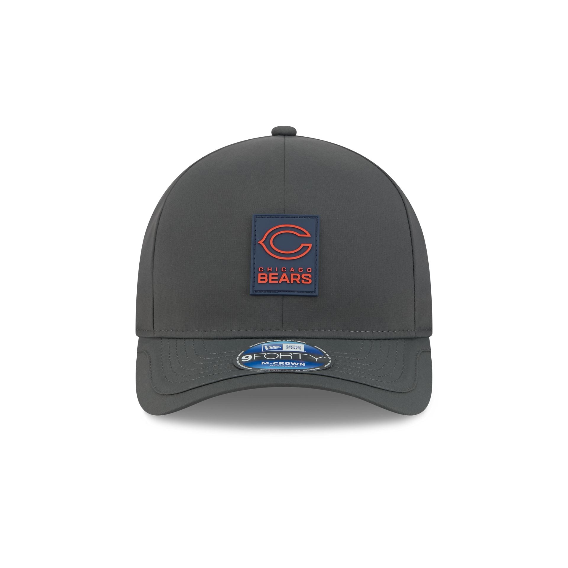 Alternative view of Chicago Bears 2025 Sideline Cold Weather Steel Clouds 9Forty M-Crown Snapback Hat