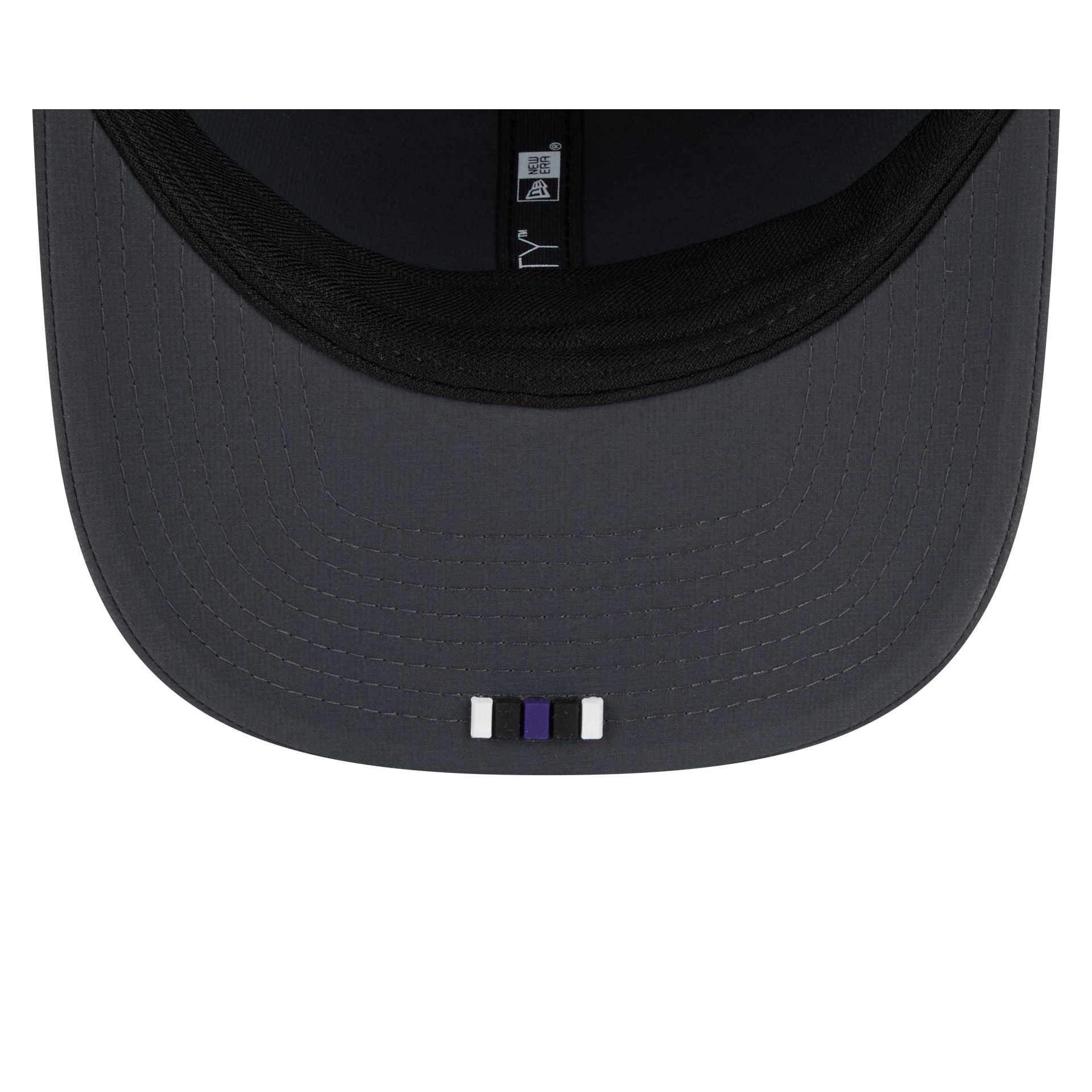 Baltimore Ravens 2025 Sideline Cold Weather Steel Clouds 9Seventy Stretch-Snap Hat - Image 7