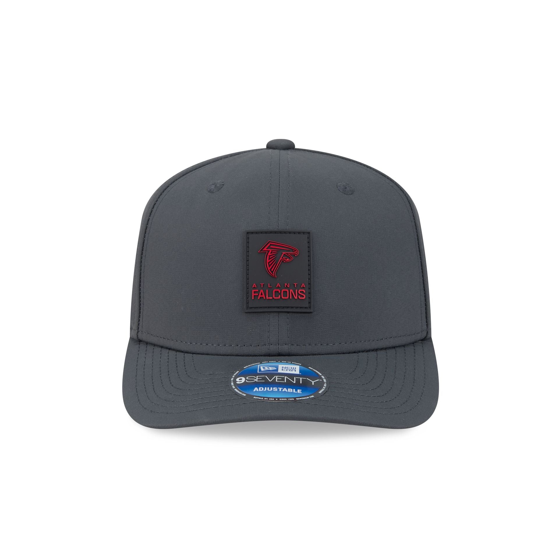Alternative view of Atlanta Falcons 2025 Sideline Cold Weather Steel Clouds 9Seventy Stretch-Snap Hat