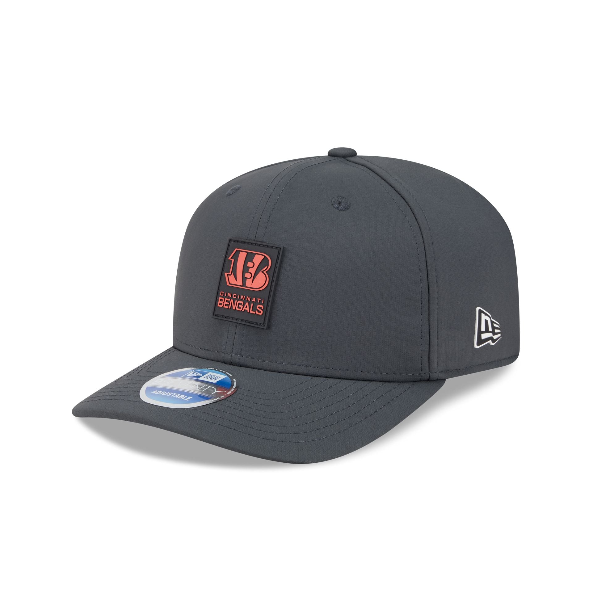 Cincinnati Bengals 2025 Sideline Cold Weather Steel Clouds 9Seventy Stretch-Snap Hat