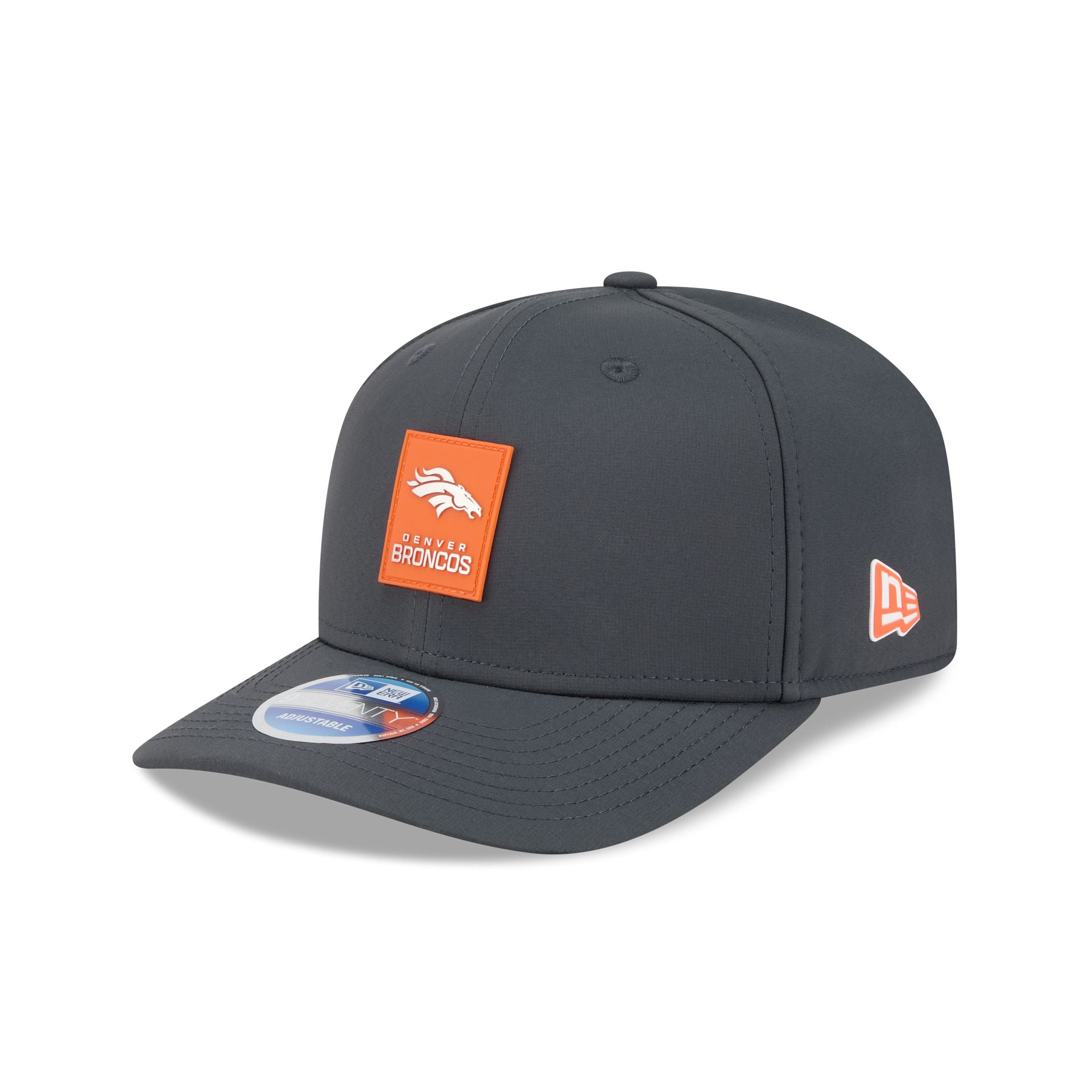 Denver Broncos 2025 Sideline Cold Weather Steel Clouds 9Seventy Stretch-Snap Hat