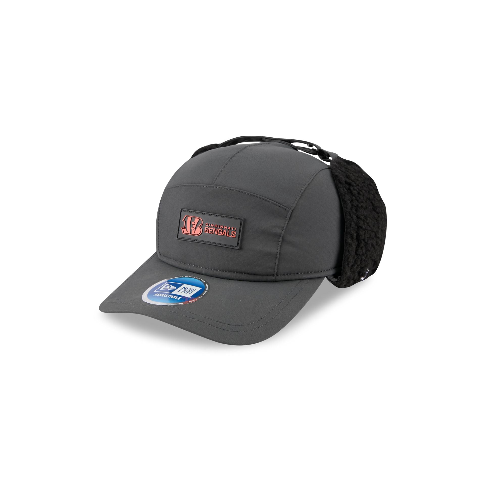 Cincinnati Bengals 2025 Sideline Cold Weather Steel Clouds Runner Dogear Adjustable Hat