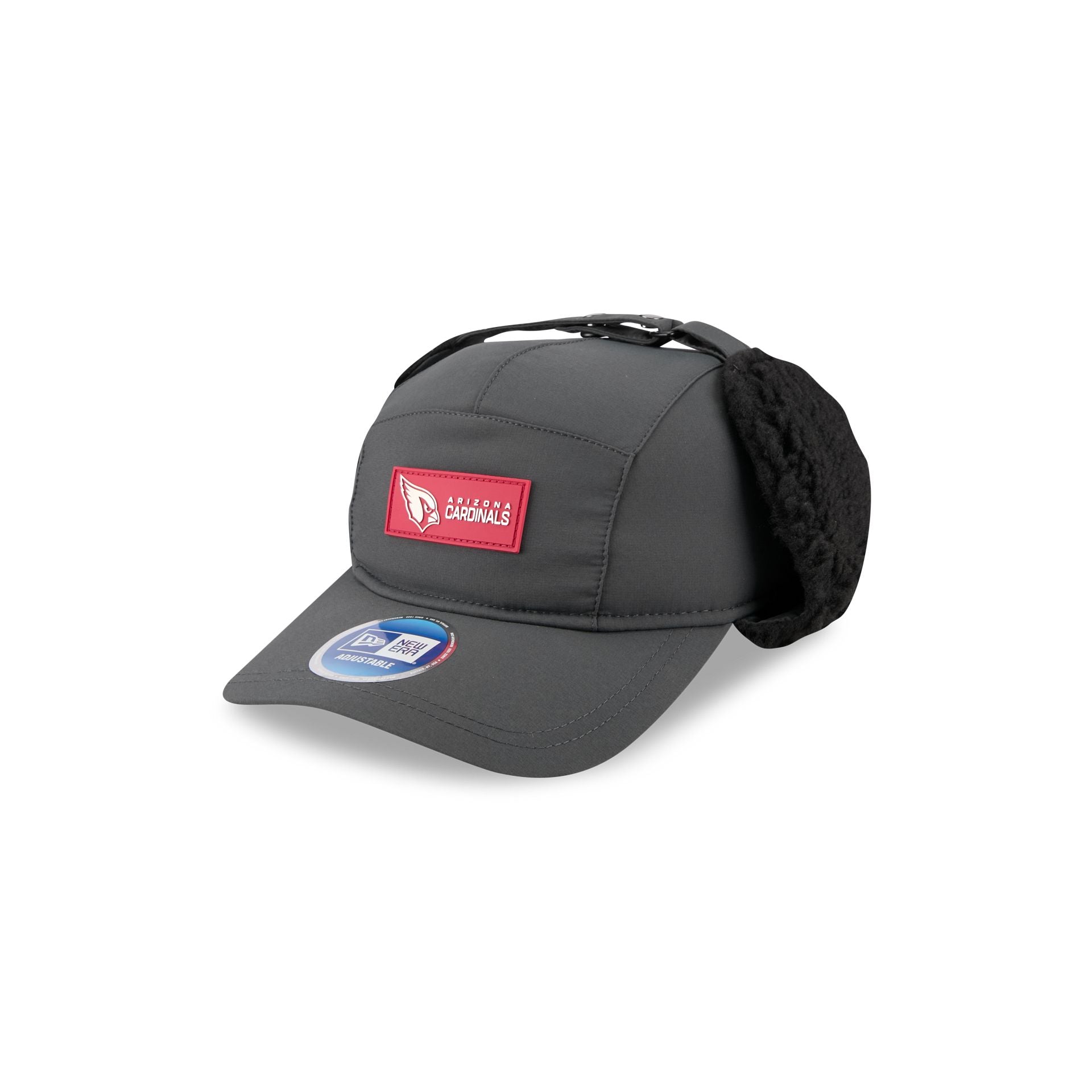 Arizona Cardinals 2025 Sideline Cold Weather Steel Clouds Runner Dogear Adjustable Hat