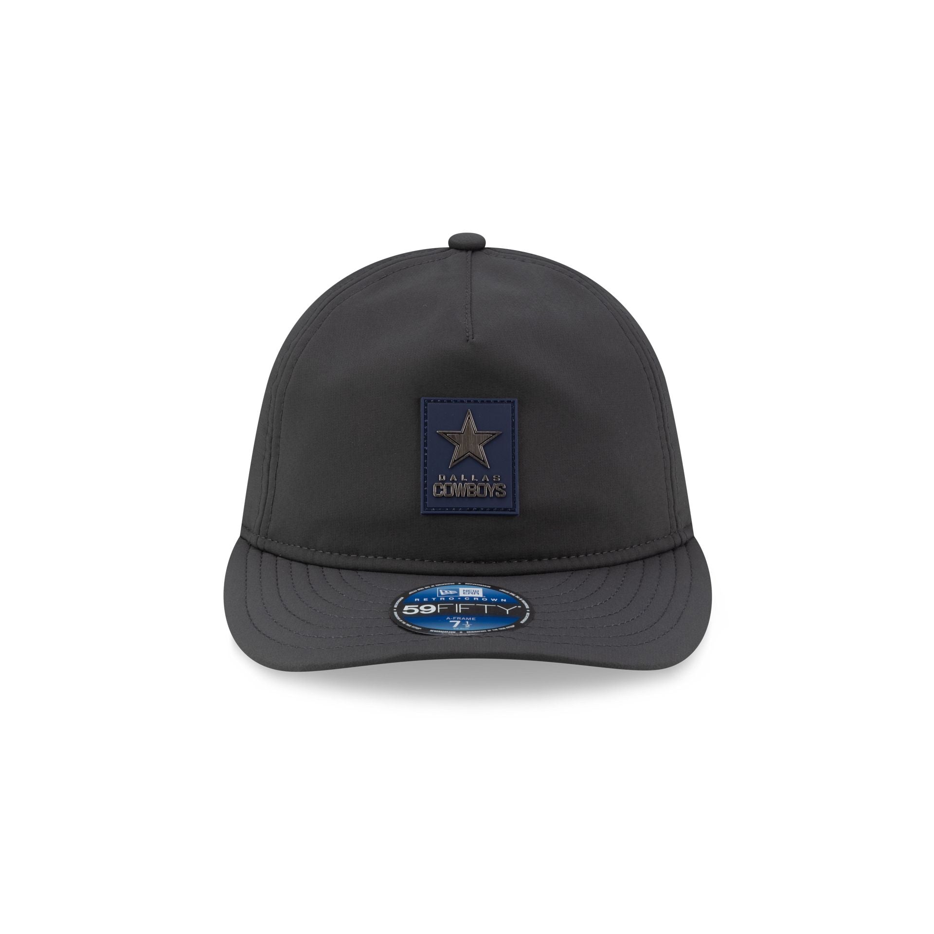 Alternative view of Dallas Cowboys 2025 Sideline Cold Weather Steel Clouds Retro Crown 59Fifty A-Frame Fitted Hat