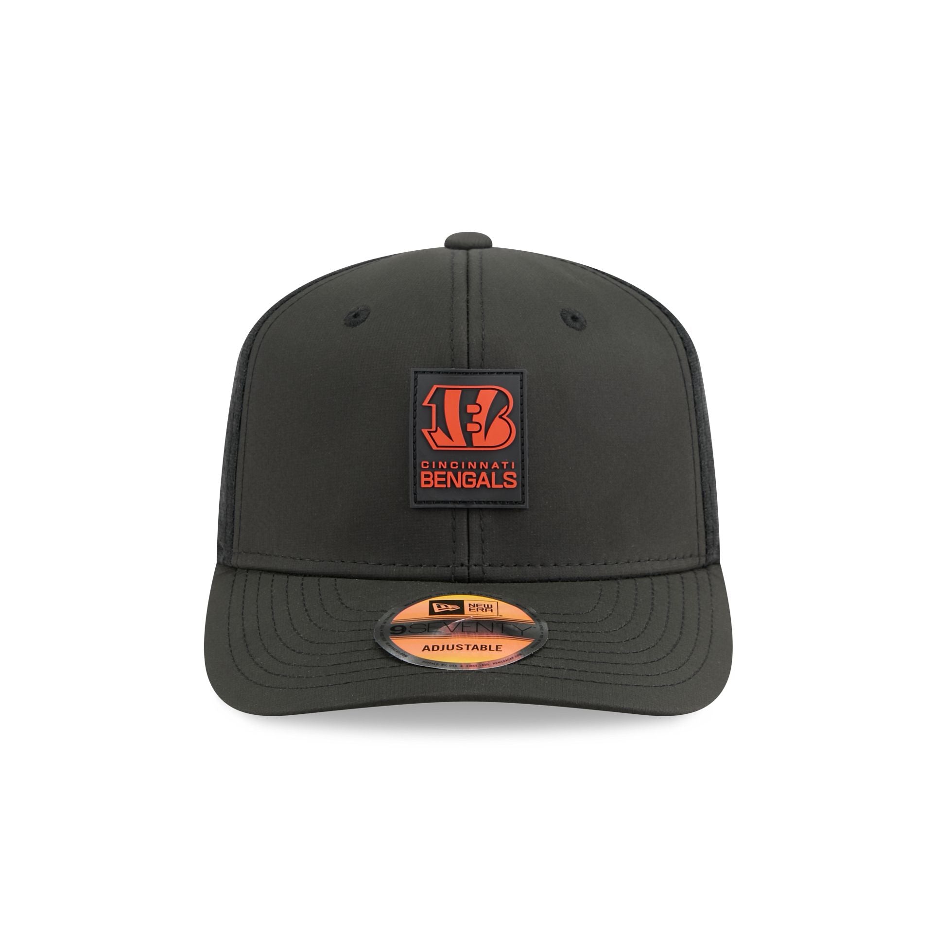 Alternative view of Cincinnati Bengals 2025 Sideline Hot Weather 9Seventy Trucker Hat