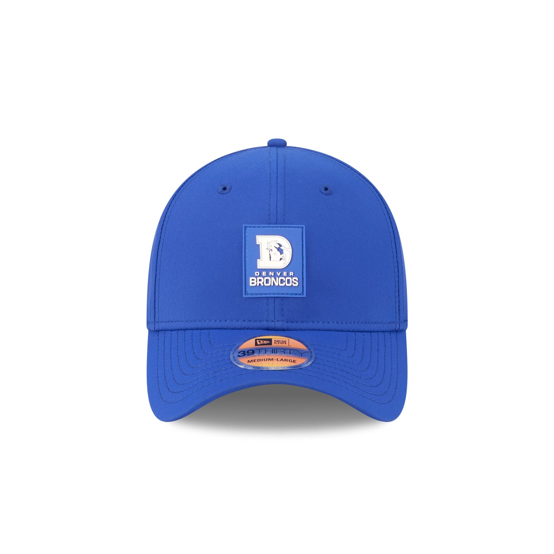 Alternative view of Denver Broncos 2025 Sideline Hot Weather Historic 39Thirty Stretch Fit Hat
