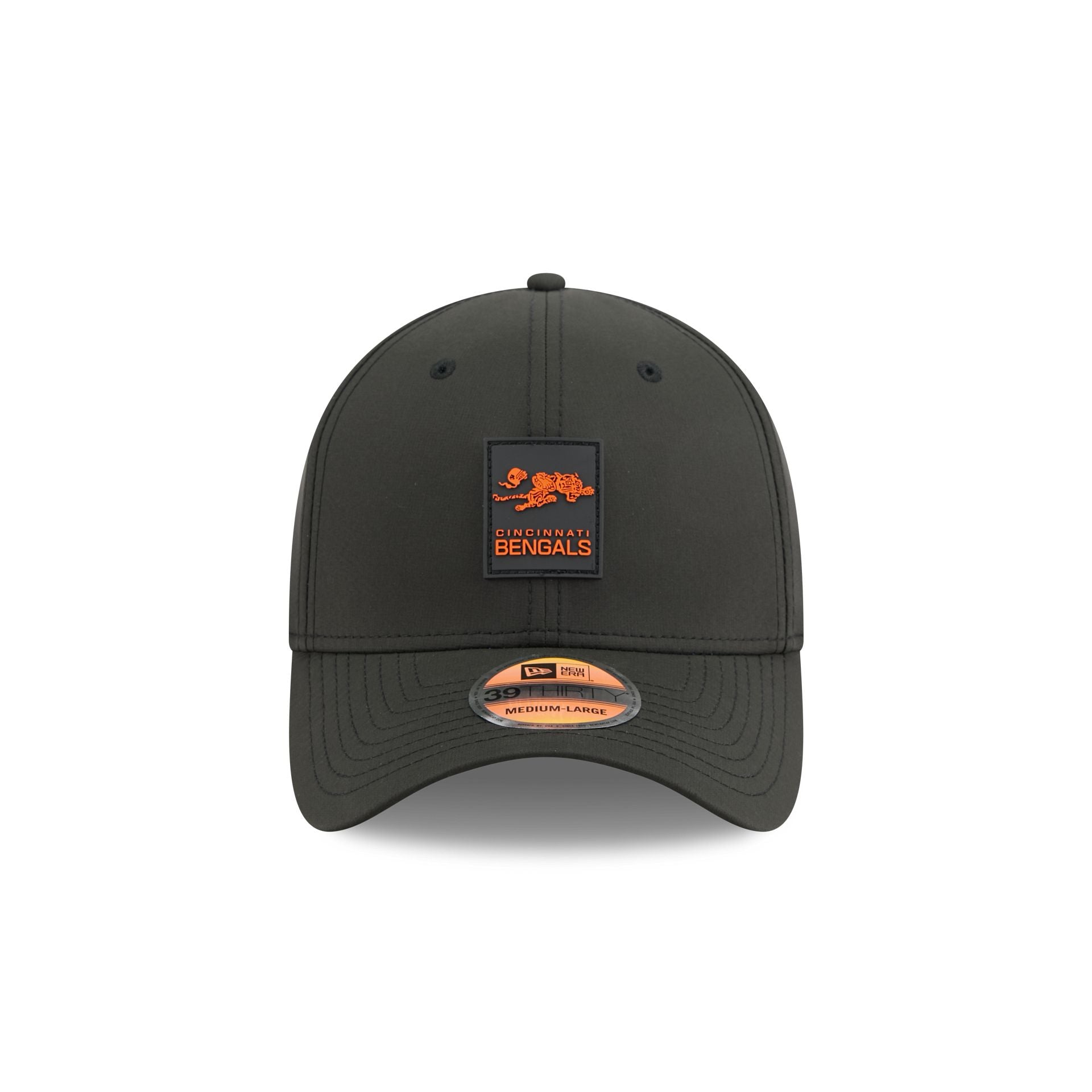 Alternative view of Cincinnati Bengals 2025 Sideline Hot Weather Historic 39Thirty Stretch Fit Hat