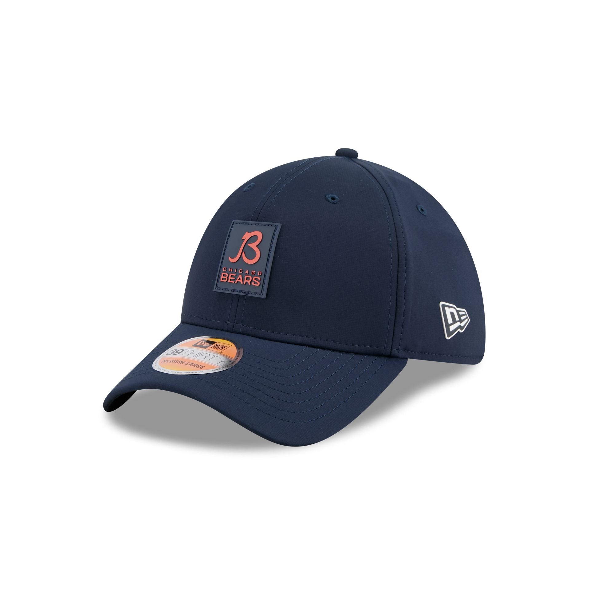 Chicago Bears 2025 Sideline Hot Weather B 39Thirty Stretch Fit Hat