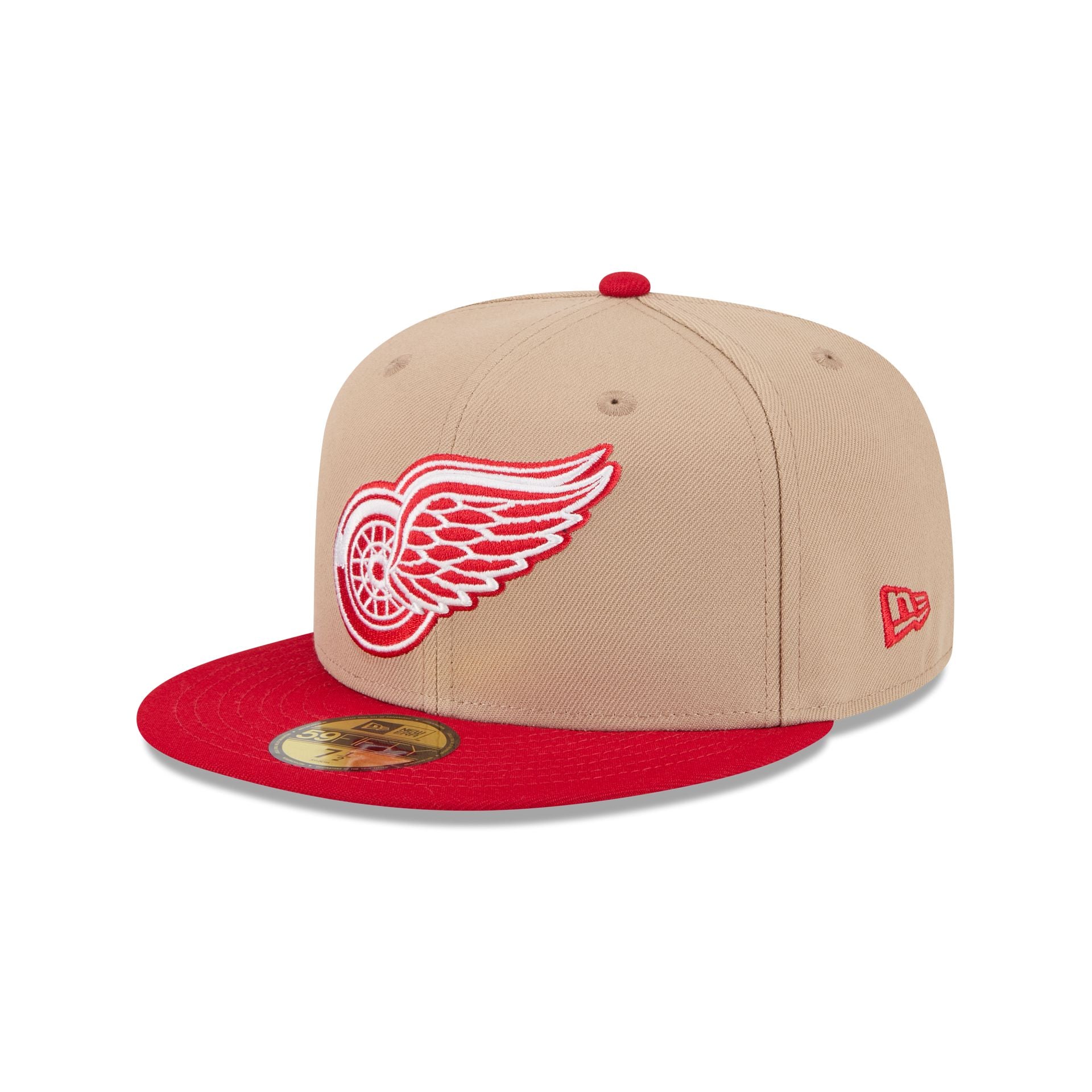 Detroit Red Wings Camel 59Fifty Fitted Hat
