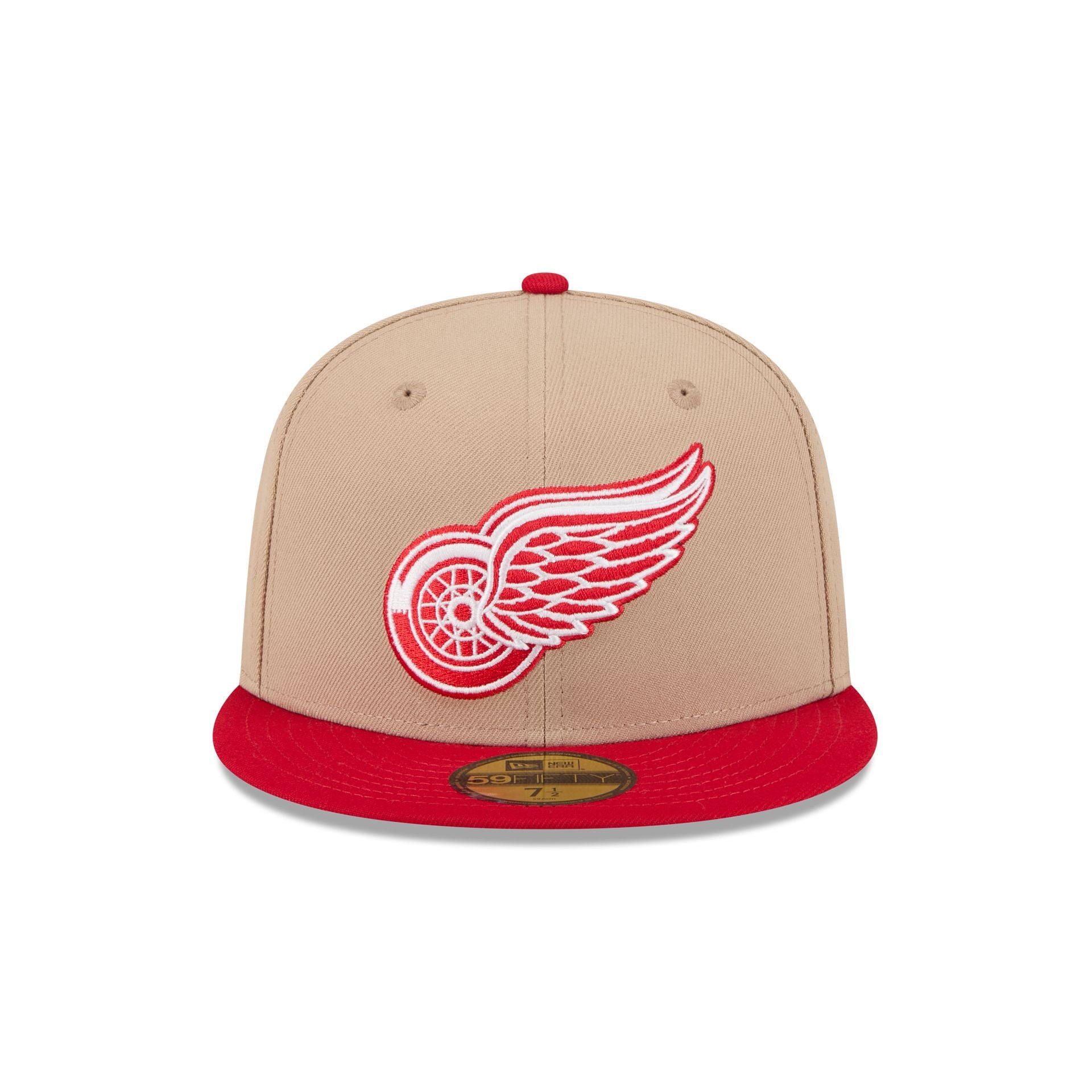 Alternative view of Detroit Red Wings Camel 59Fifty Fitted Hat