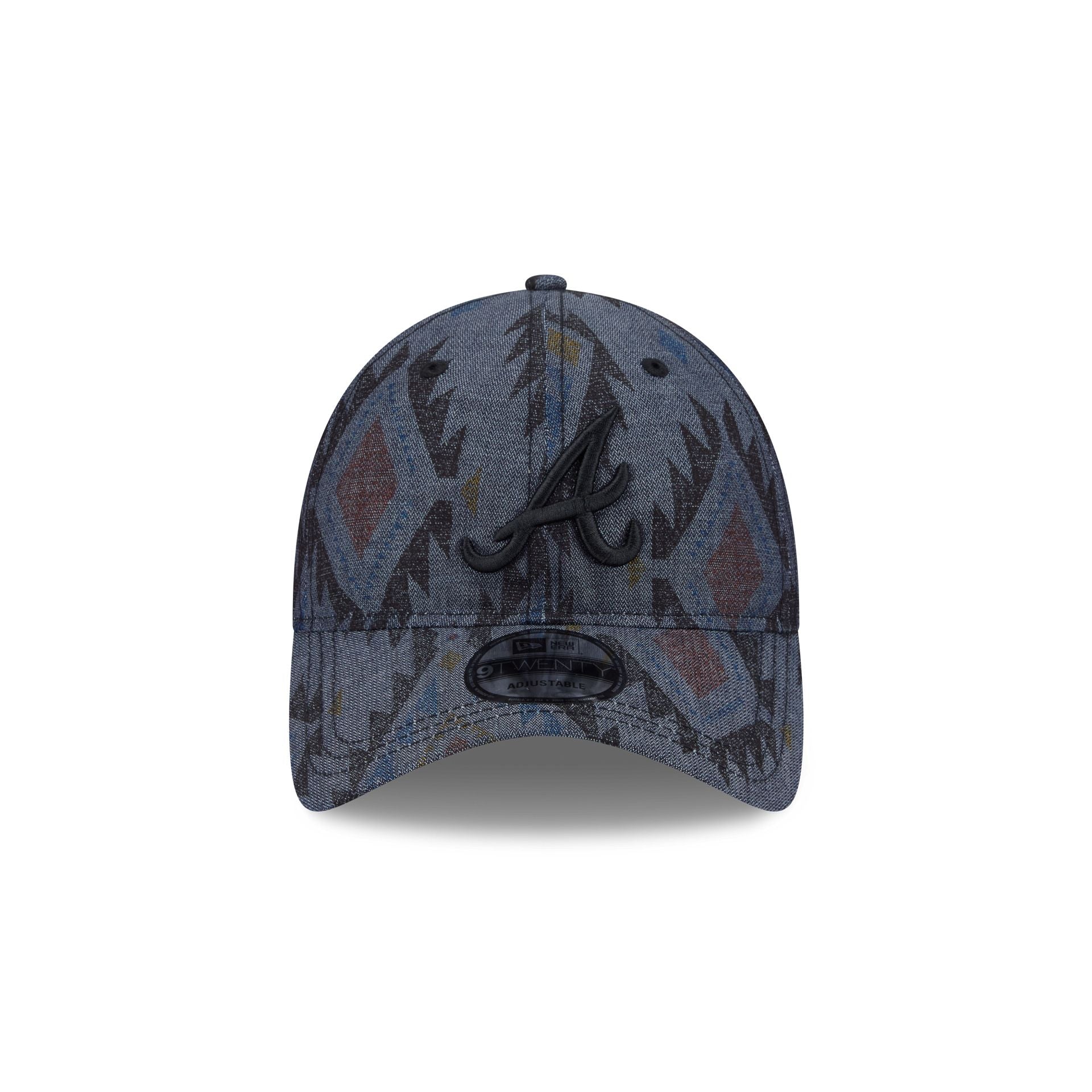 Alternative view of Atlanta Braves Aztec Pattern 9Twenty Adjustable Hat