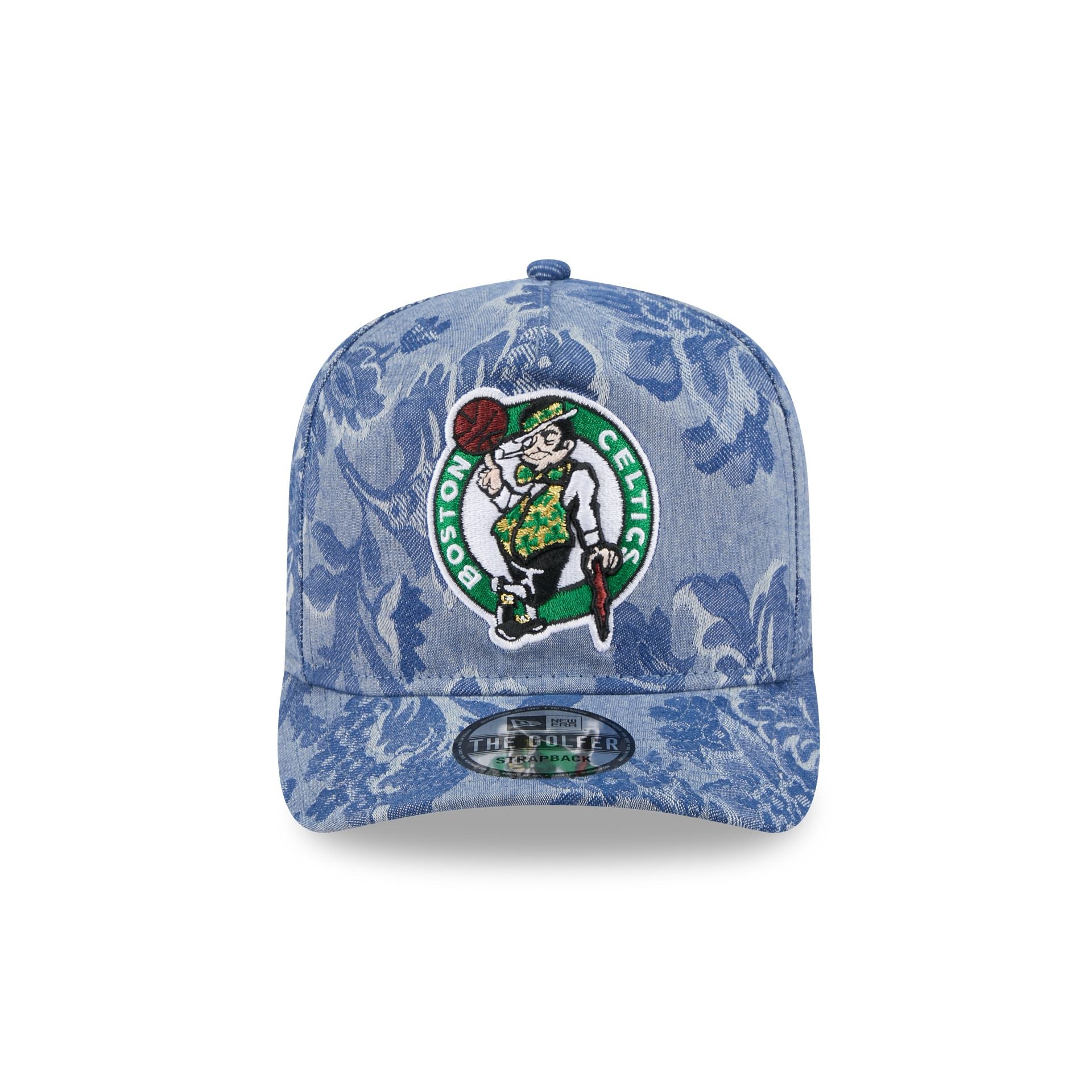 Alternative view of Boston Celtics Denim Jacquard Golfer Hat