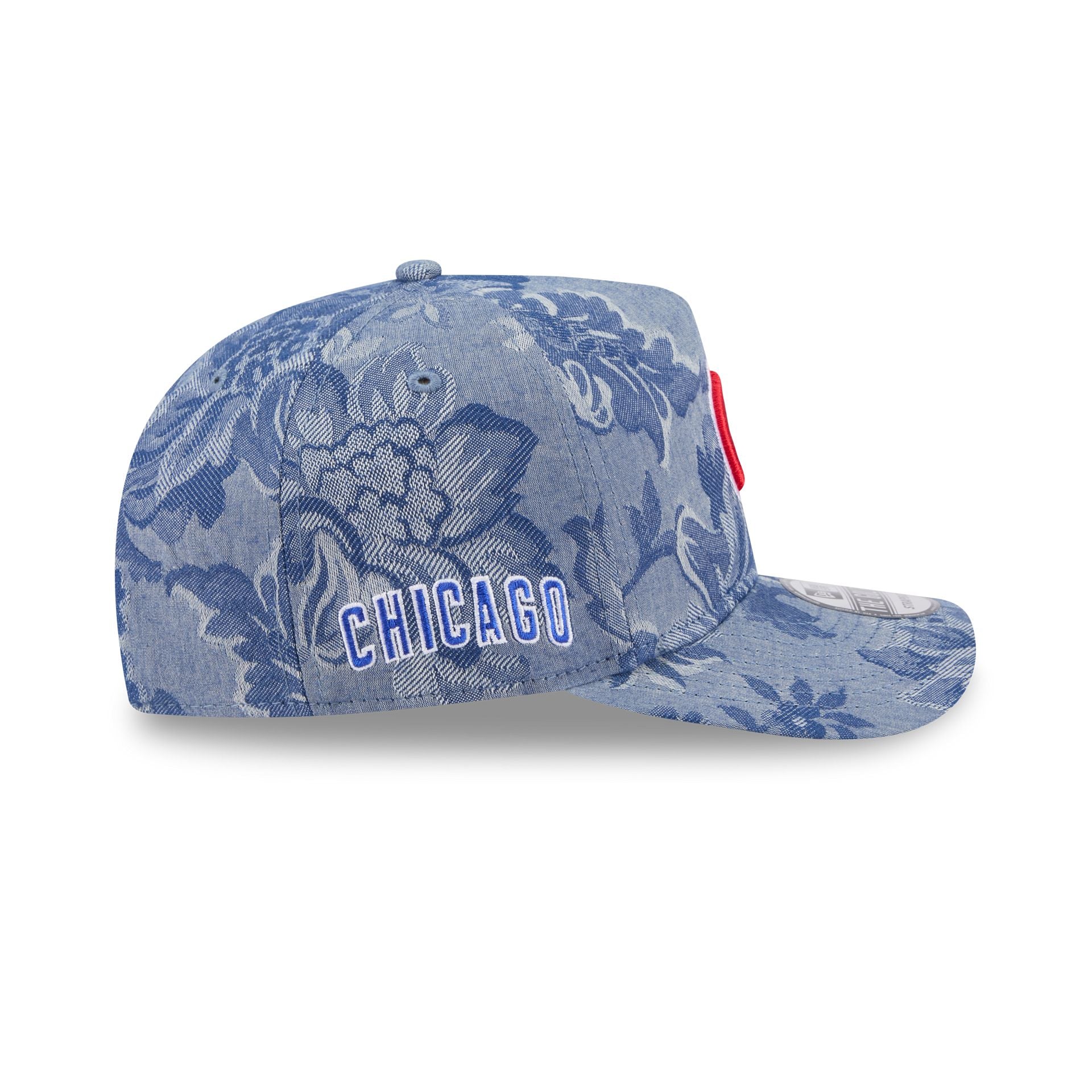 Chicago Cubs Denim Jacquard Golfer Hat - Image 4