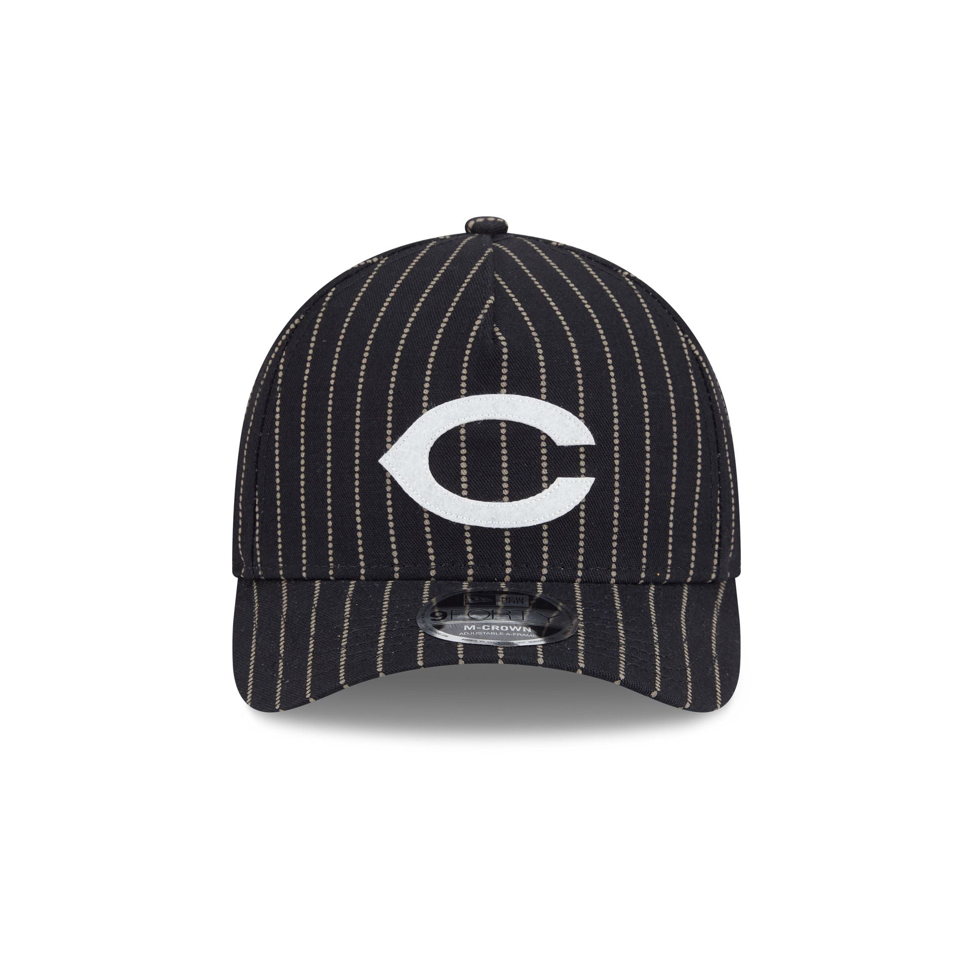 Alternative view of Chicago Cubs Dotted Pinstripe 9Forty M-Crown A-Frame Adjustable Hat