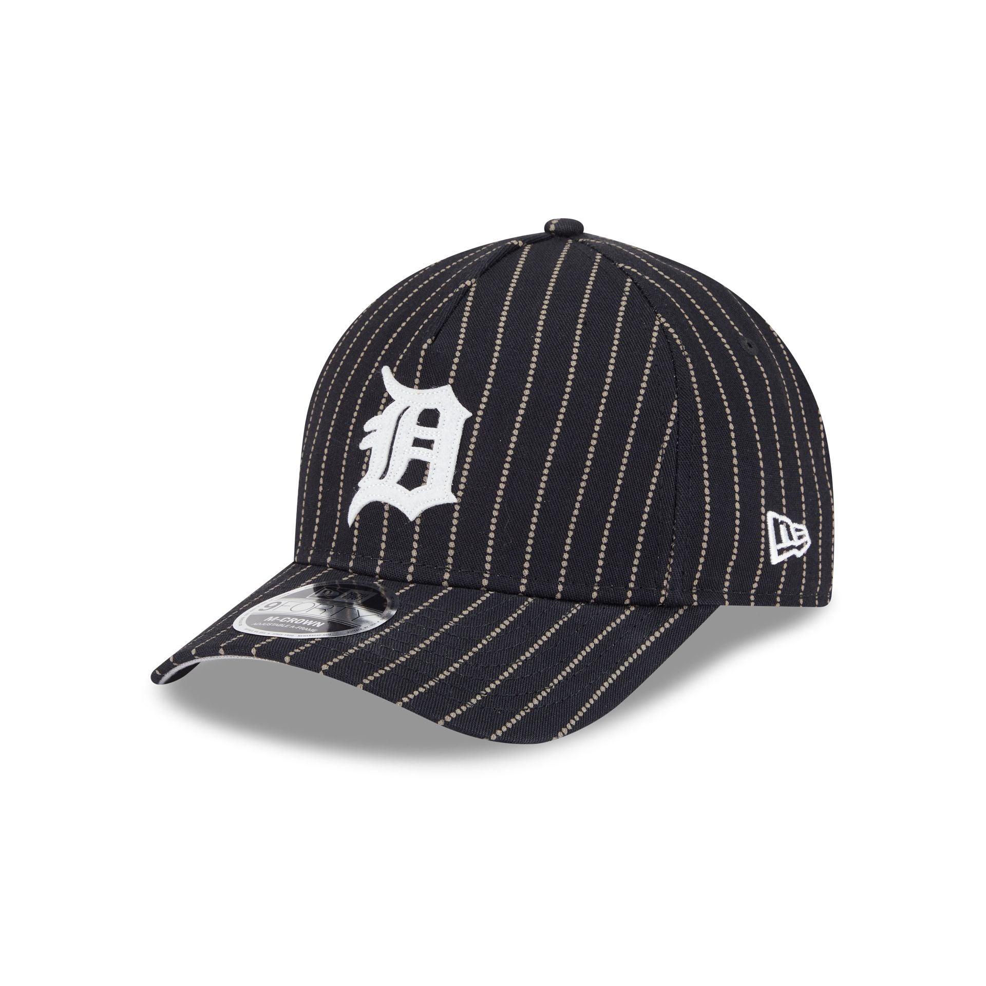 Detroit Tigers Dotted Pinstripe 9Forty M-Crown A-Frame Adjustable Hat